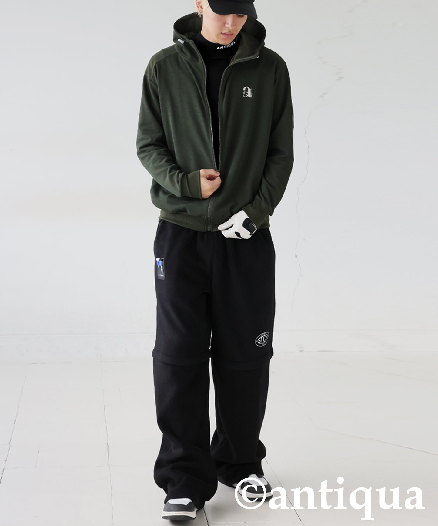 ANTIQUA GOLF×STCH High-Neck Heated Top Men's