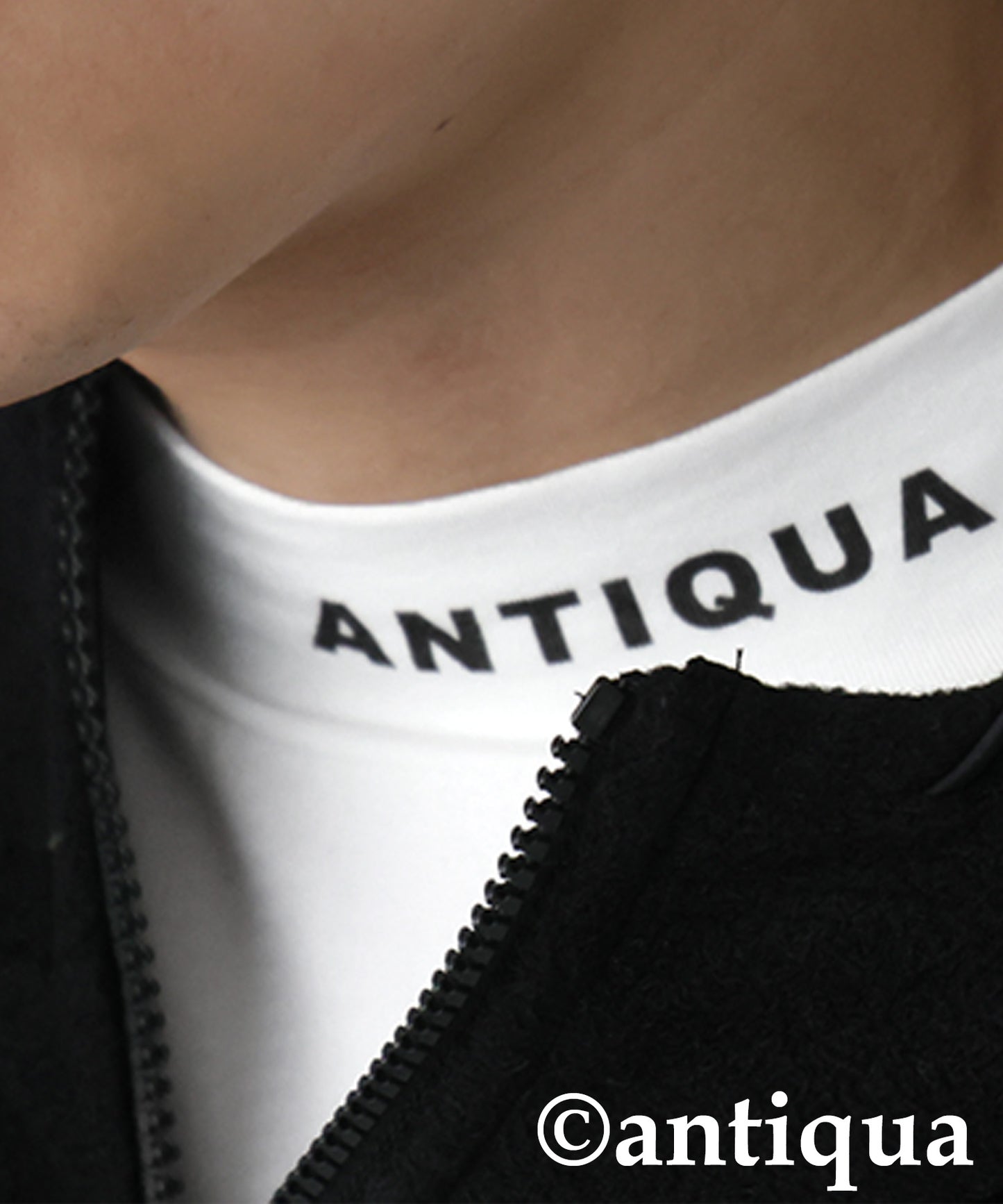 ANTIQUA GOLF×STCH High-Neck Heated Top Ladies