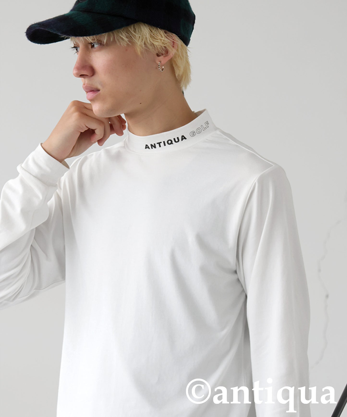 ANTIQUA GOLF×STCH High-Neck Heated Top Men's
