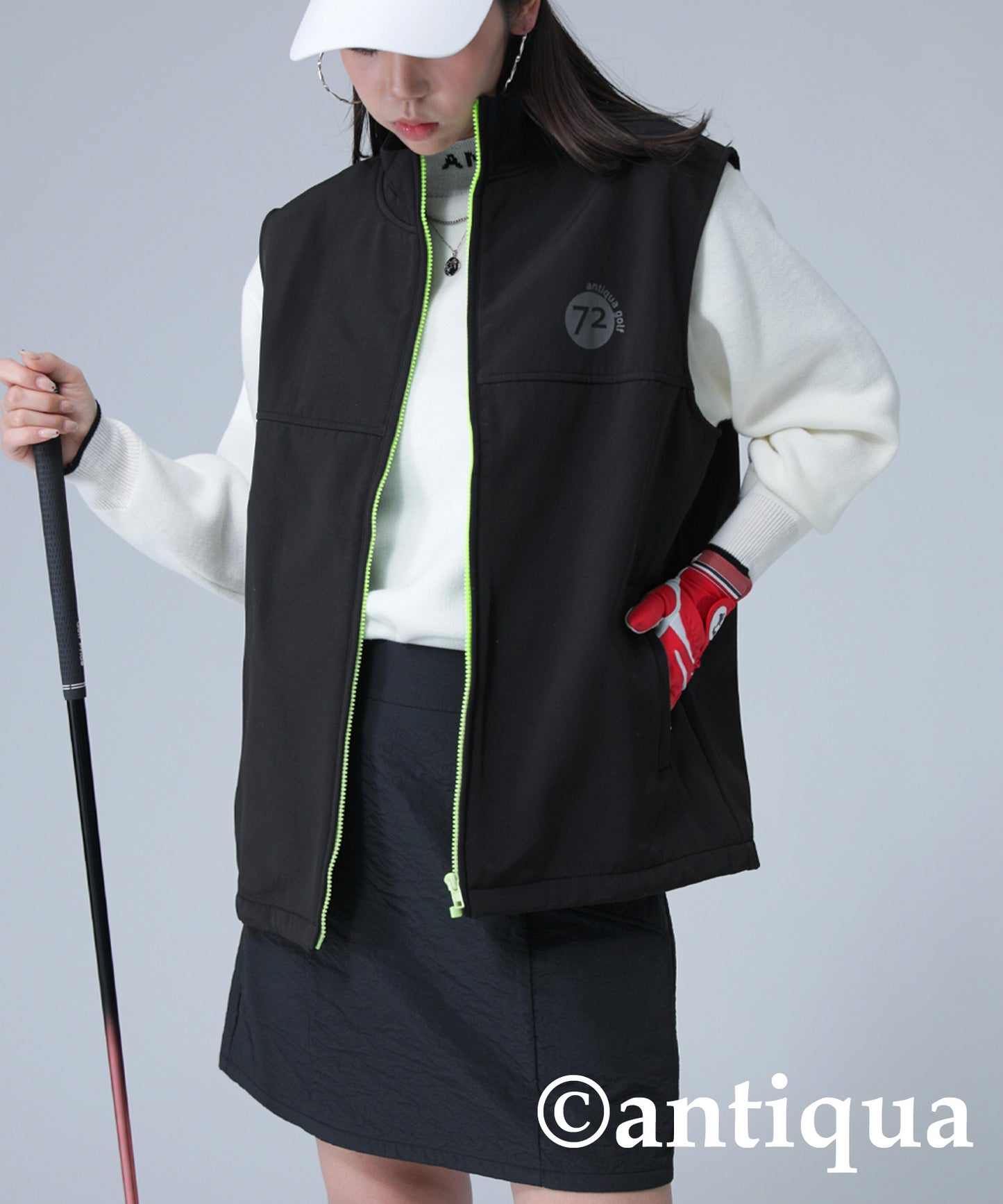 ANTIQUA GOLF Lining Nylon Vest Ladies