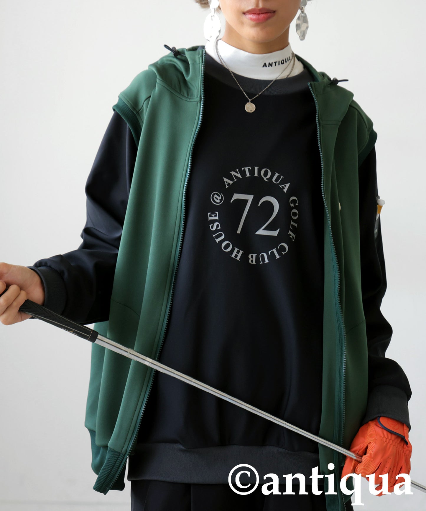 ANTIQUA GOLF×STCH Golf Heat Tops Ladies