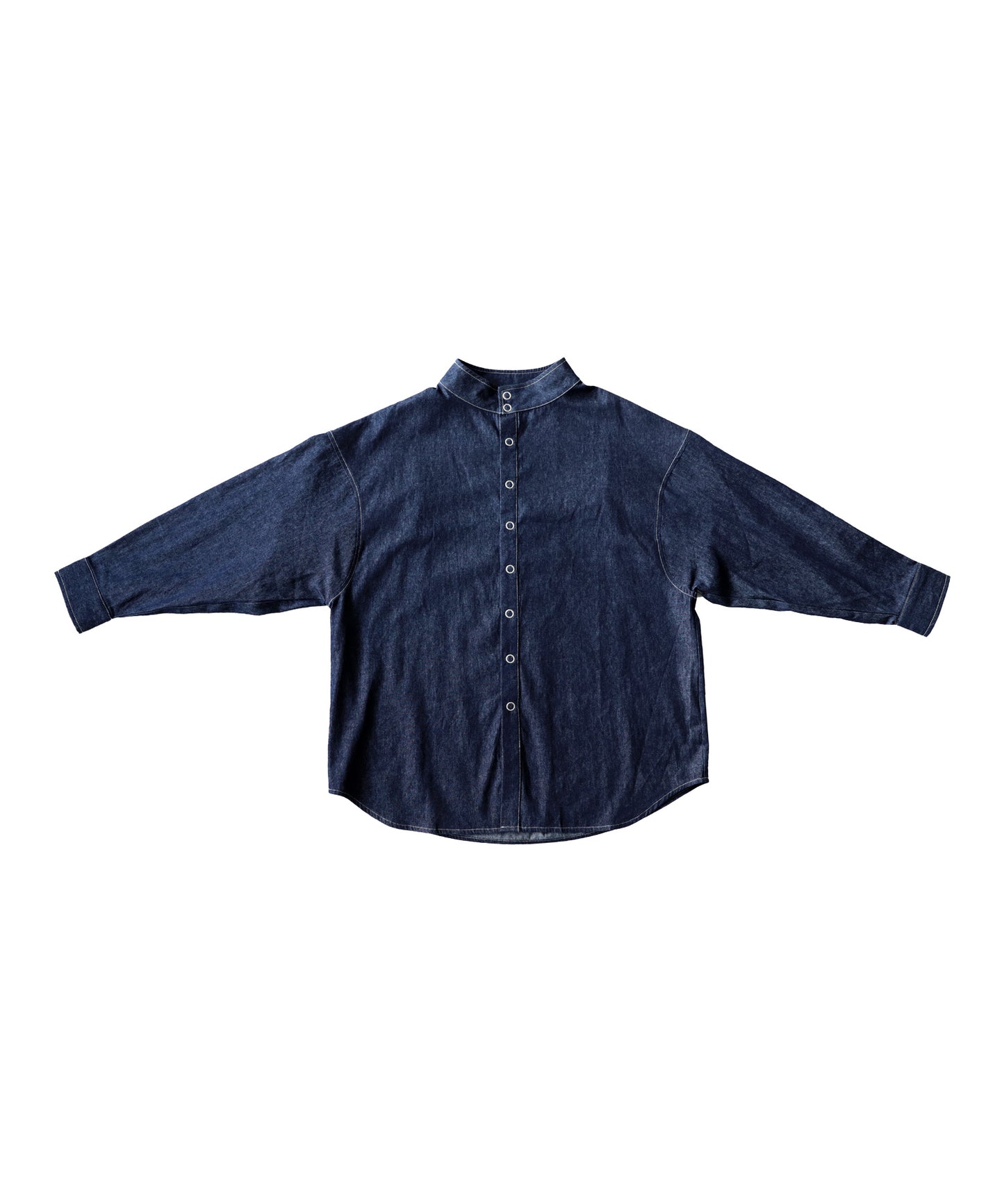 Men's denim shirt ring snap cotton