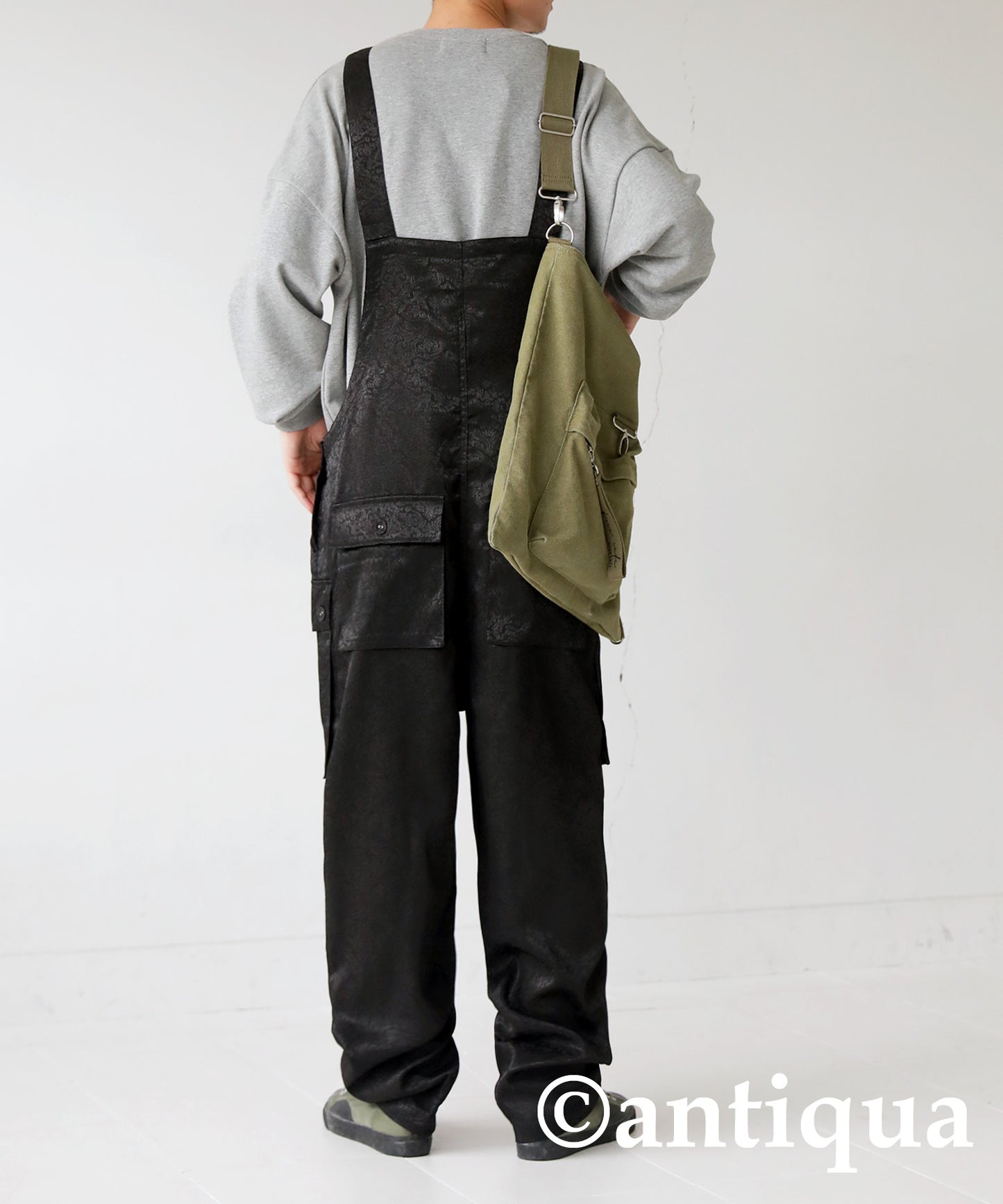 Men's Jacquard Overalls Fll-Length