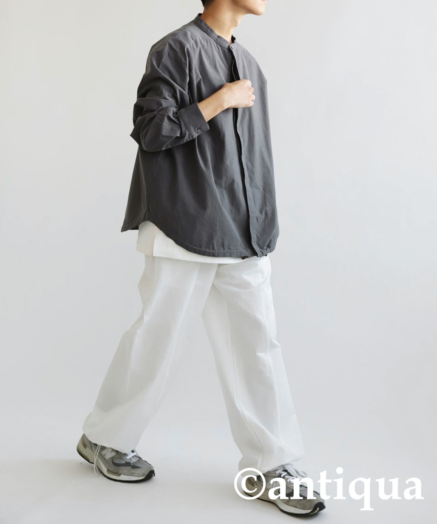 Hem Drawstring Shirt Men's