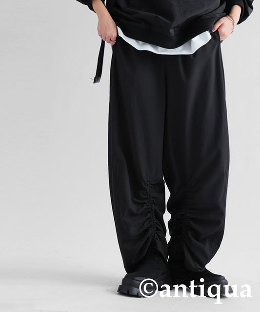 Straight Pants with Drawstring Ladies