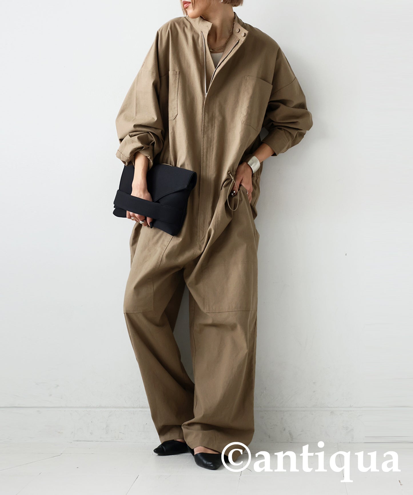 Linen Blend Jumpsuit Ladies