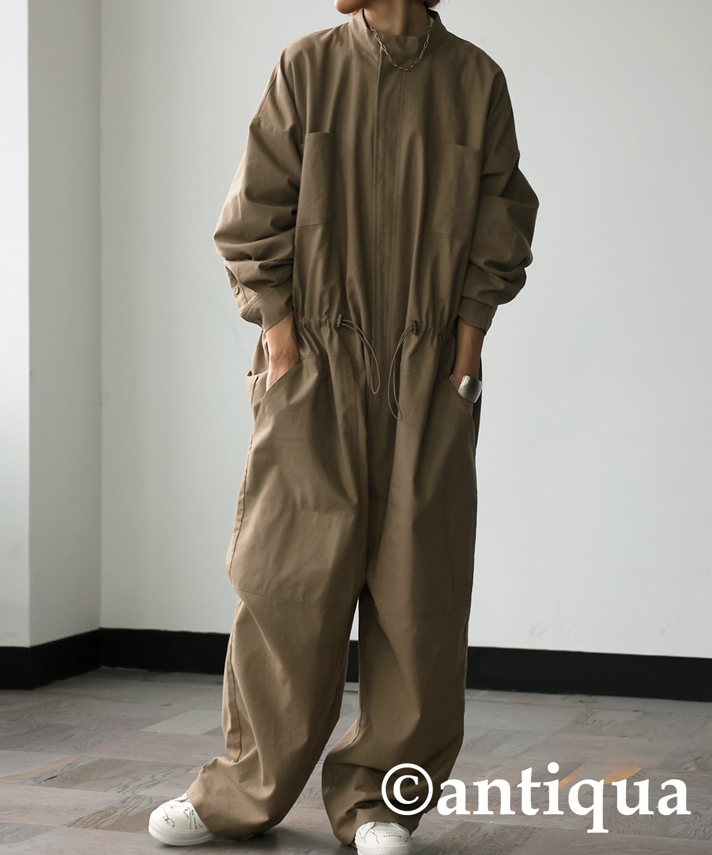 Linen Blend Jumpsuit Ladies