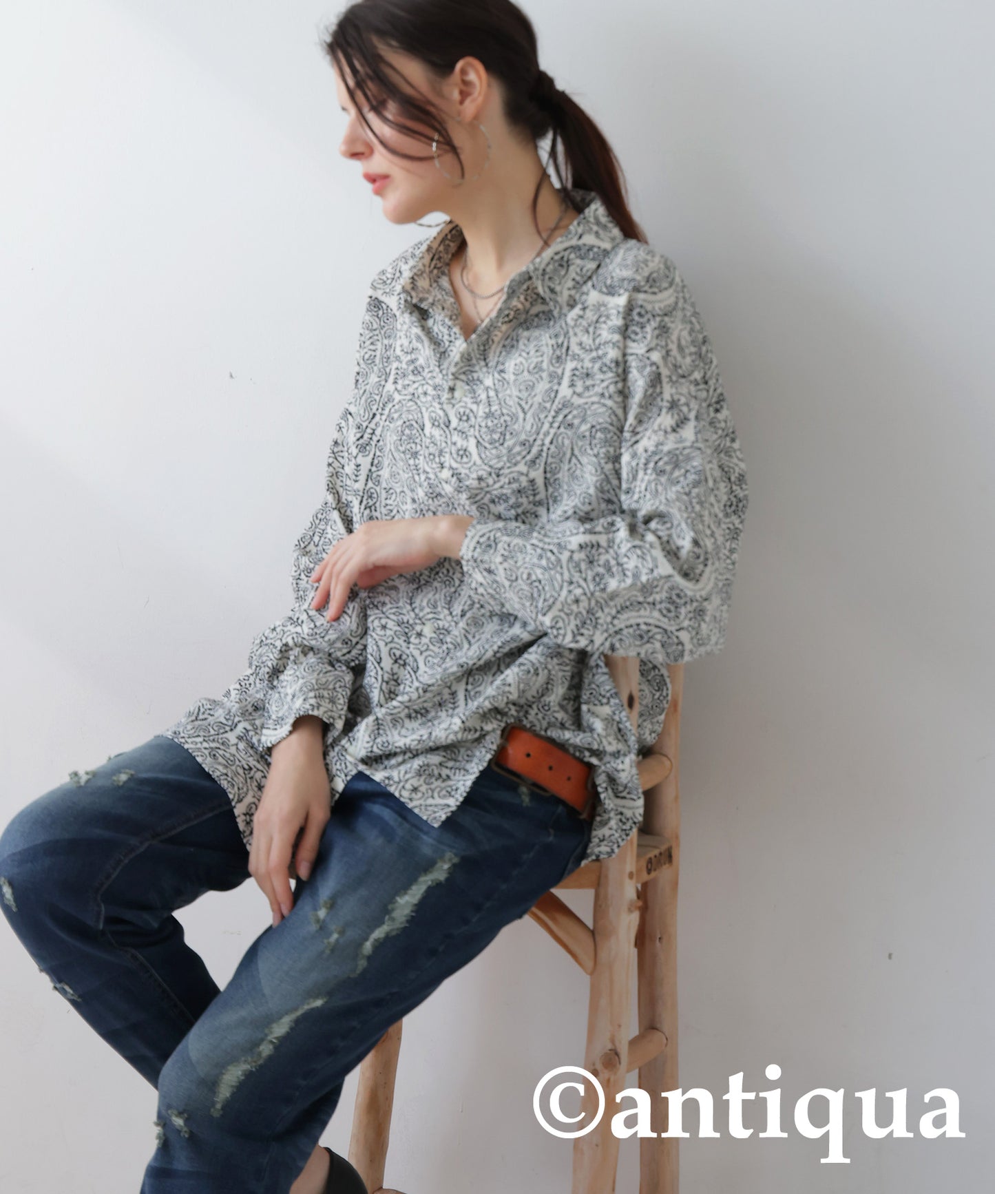 Paisley Pattern Shirt Ladies