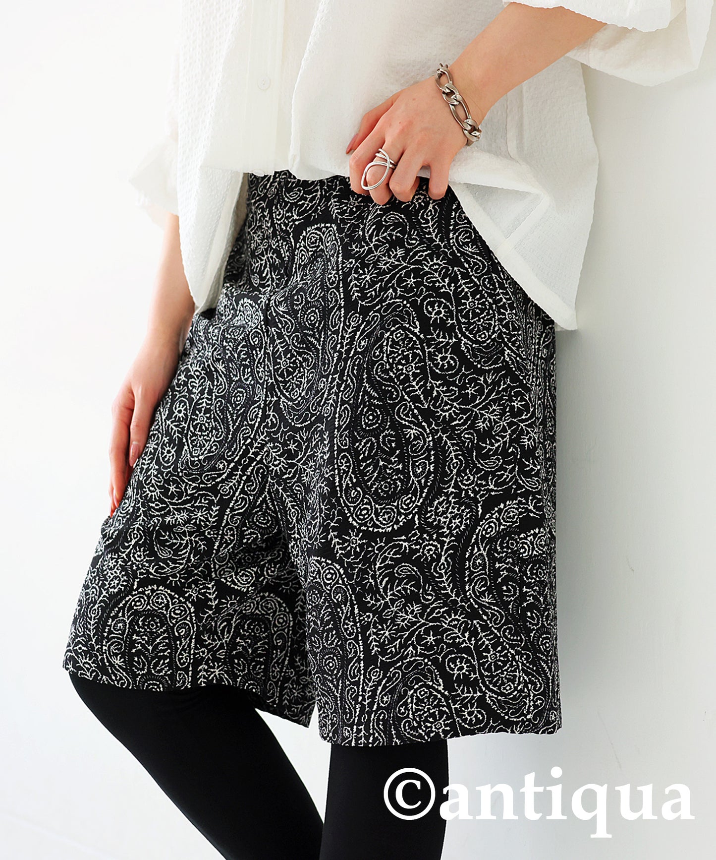 Paisley Pattern Shorts Ladies