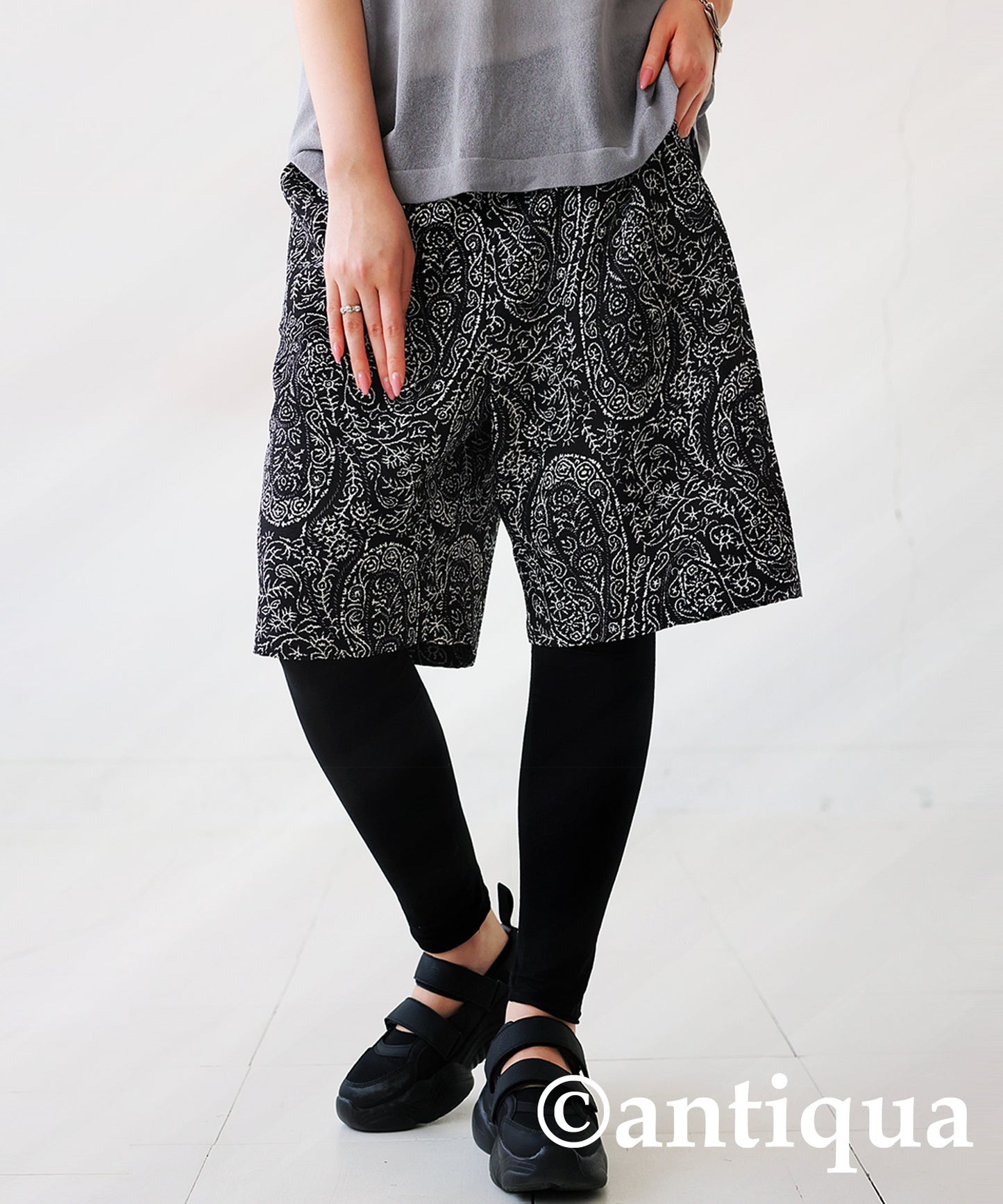 Paisley Pattern Shorts Ladies