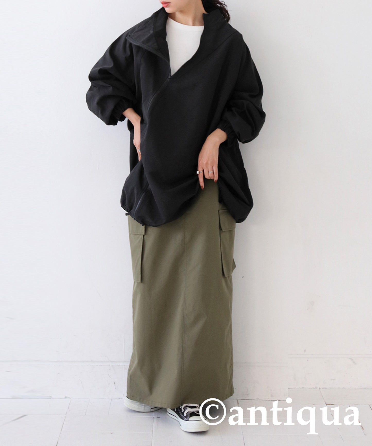 Asymmetric Blouson Ladies