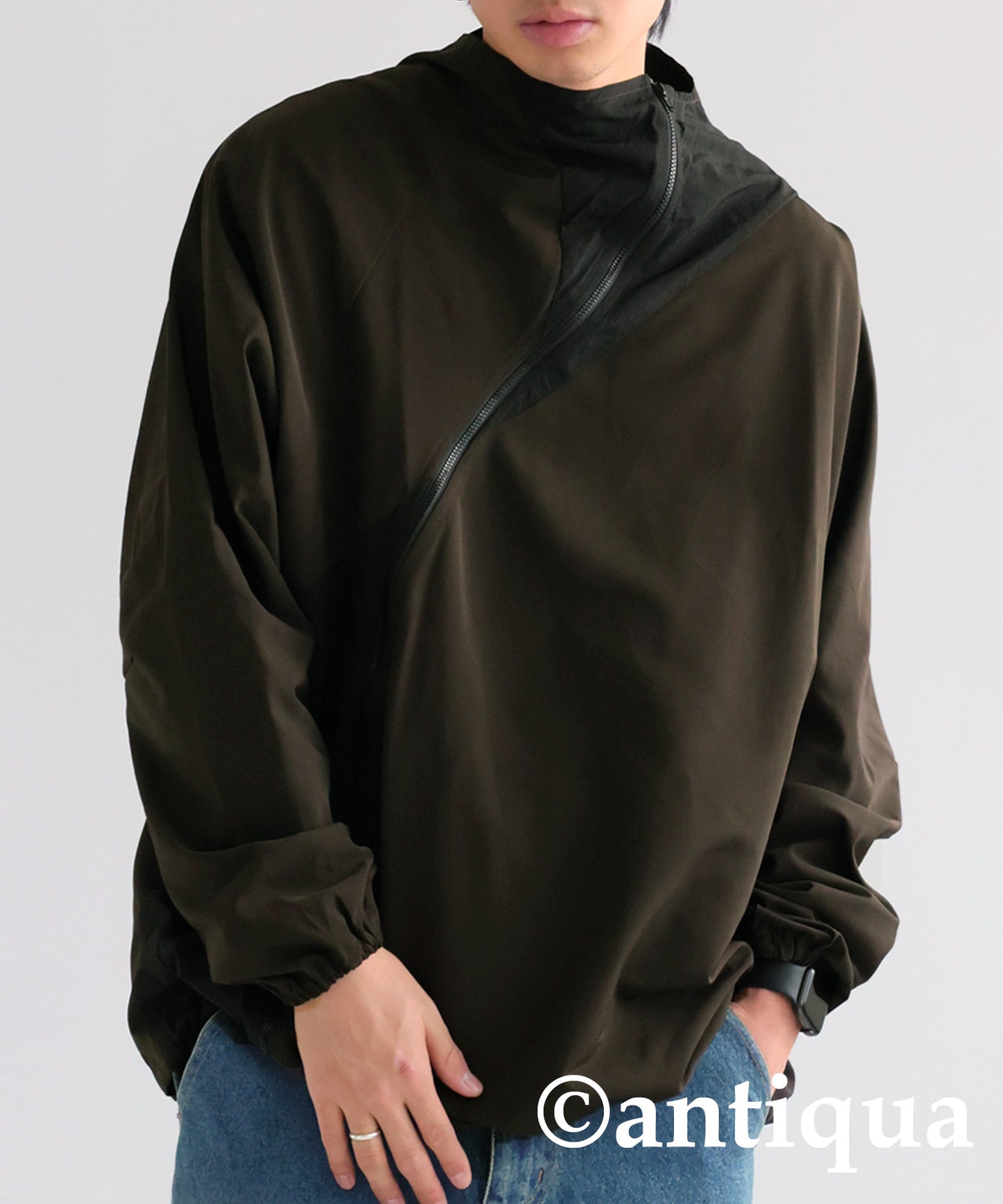 Asymmetric Blouson Men's