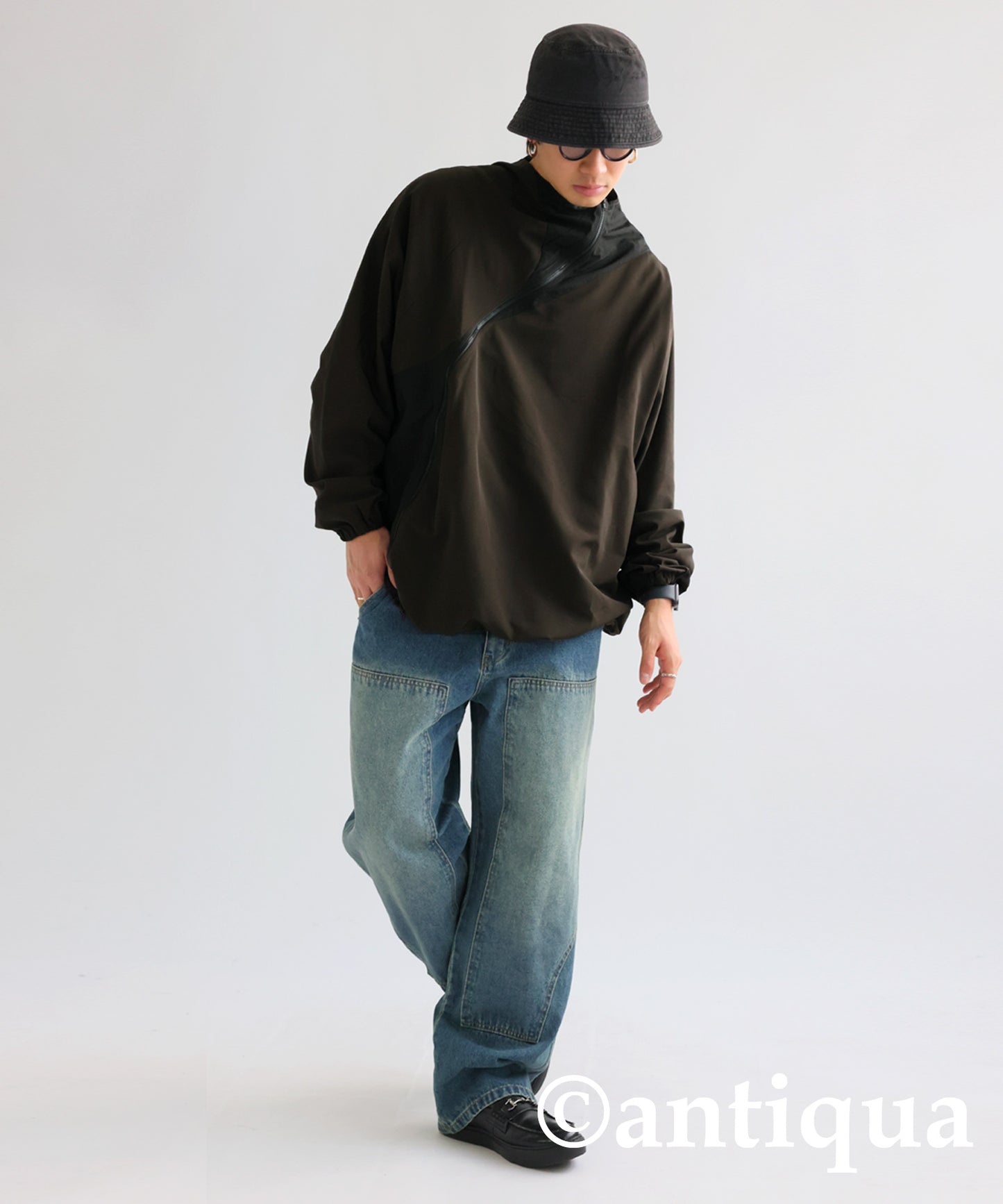 Asymmetric Blouson Men's