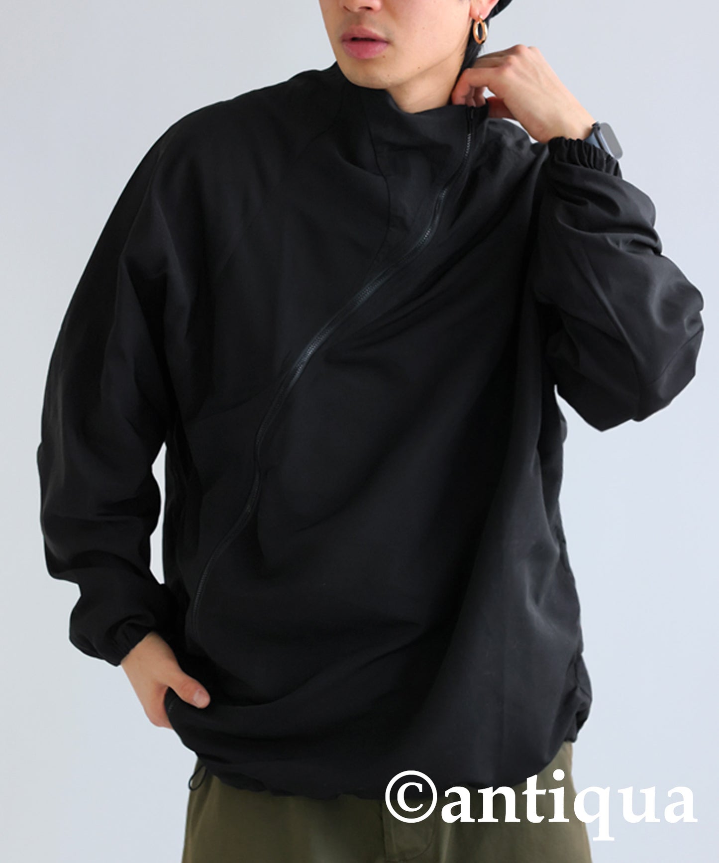 Asymmetric Blouson Men's