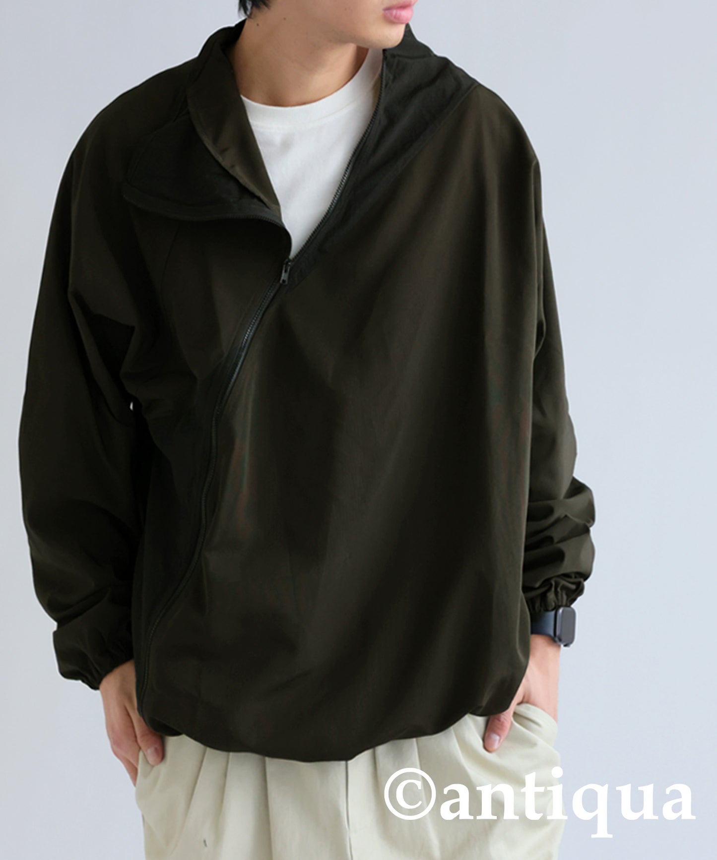 Asymmetric Blouson Men's