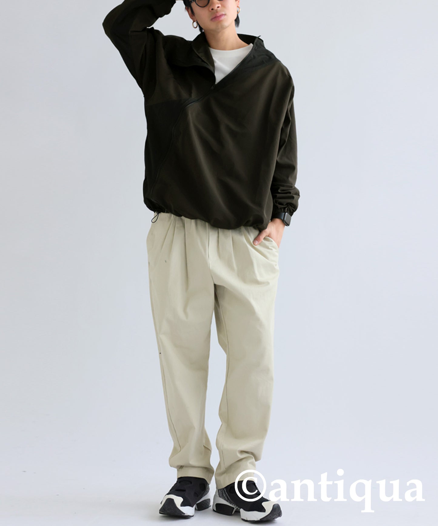 Asymmetric Blouson Men's