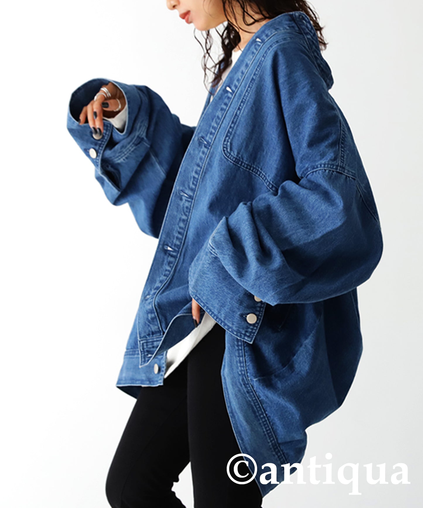 Simple Denim Jacket Ladies