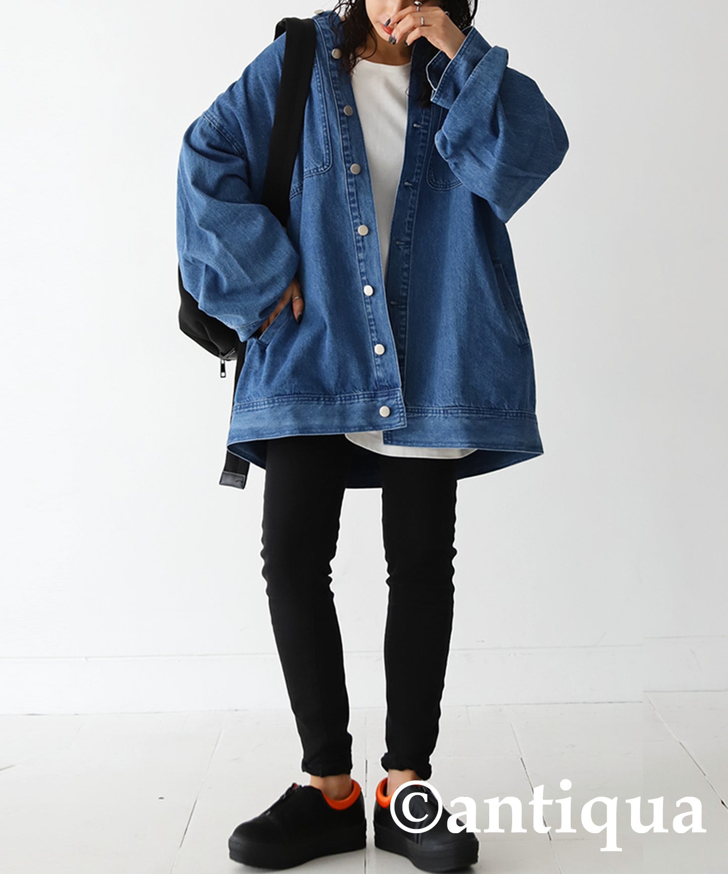 Simple Denim Jacket Ladies