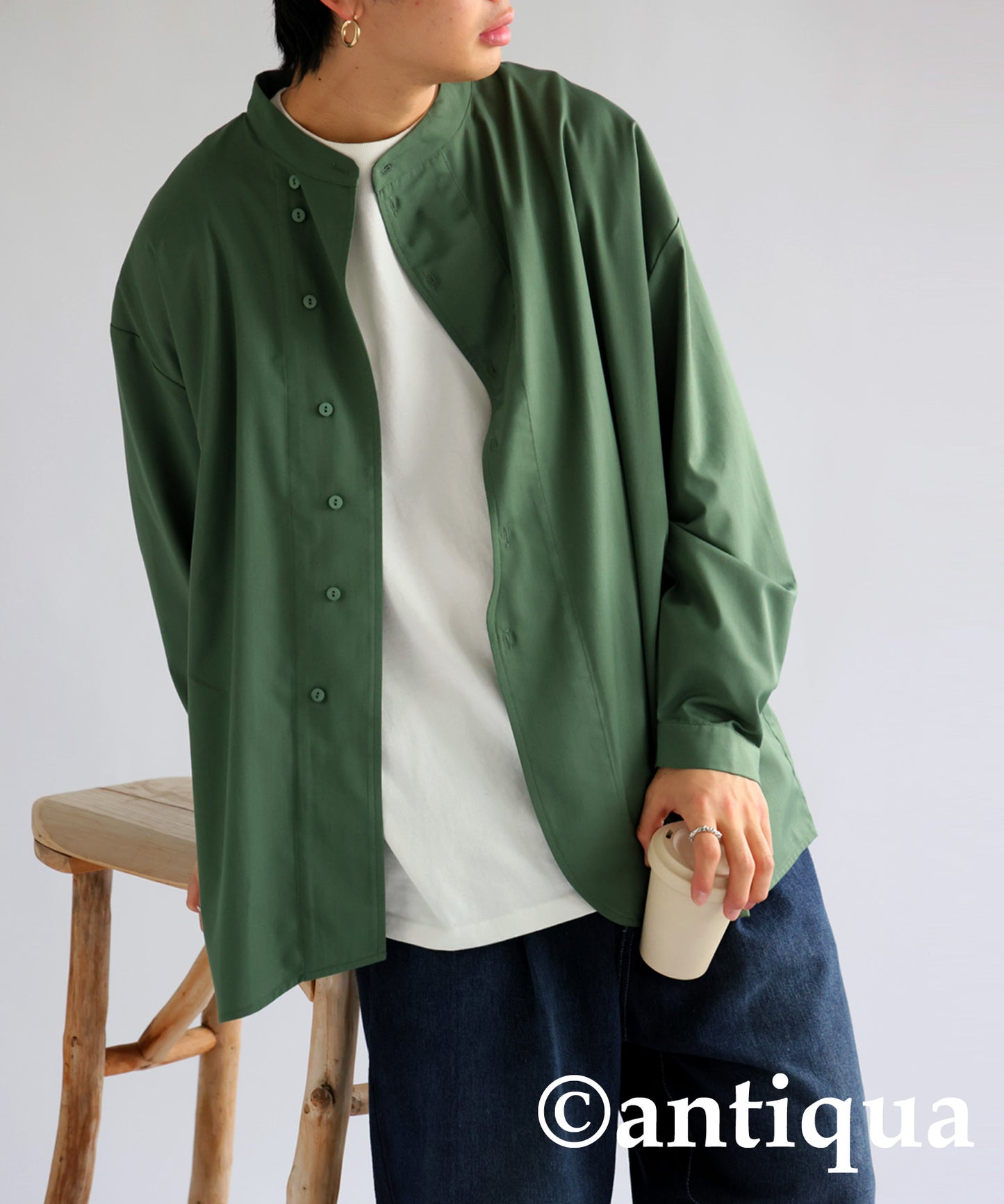 No-Collar Shirt Men’s