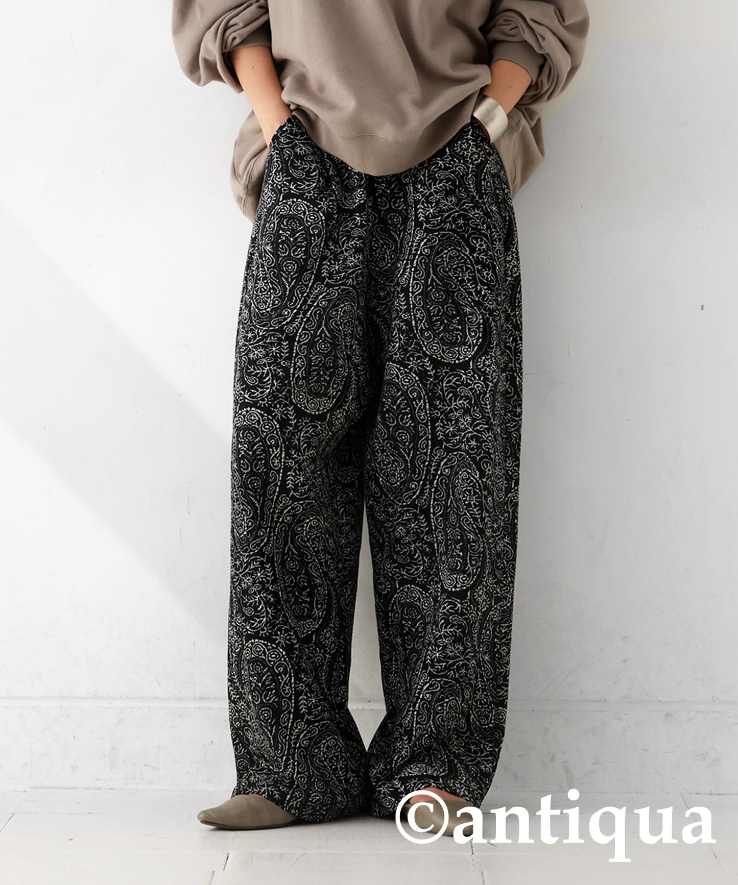 Paisley Pattern Pants Ladies