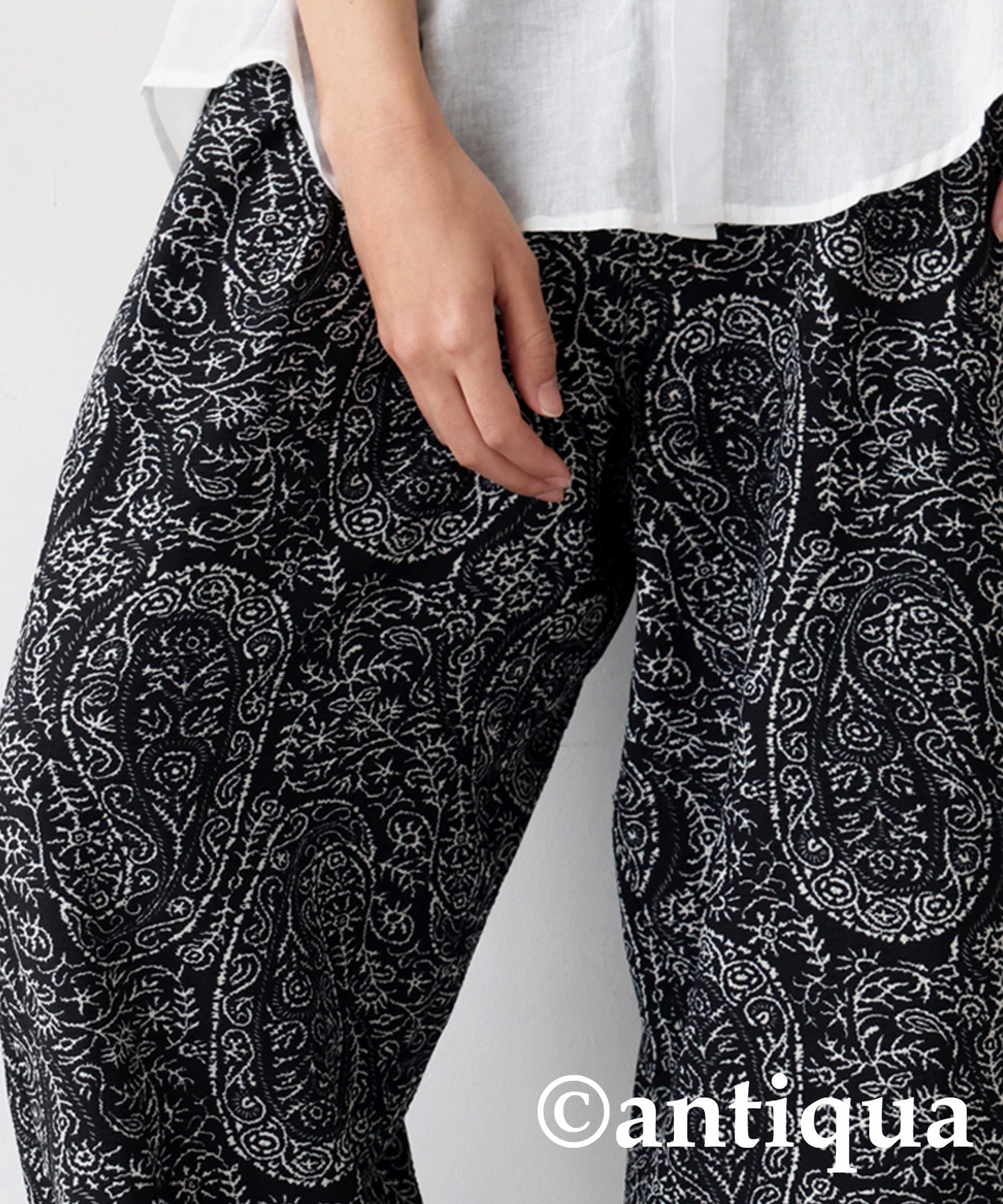 Paisley Pattern Pants Ladies