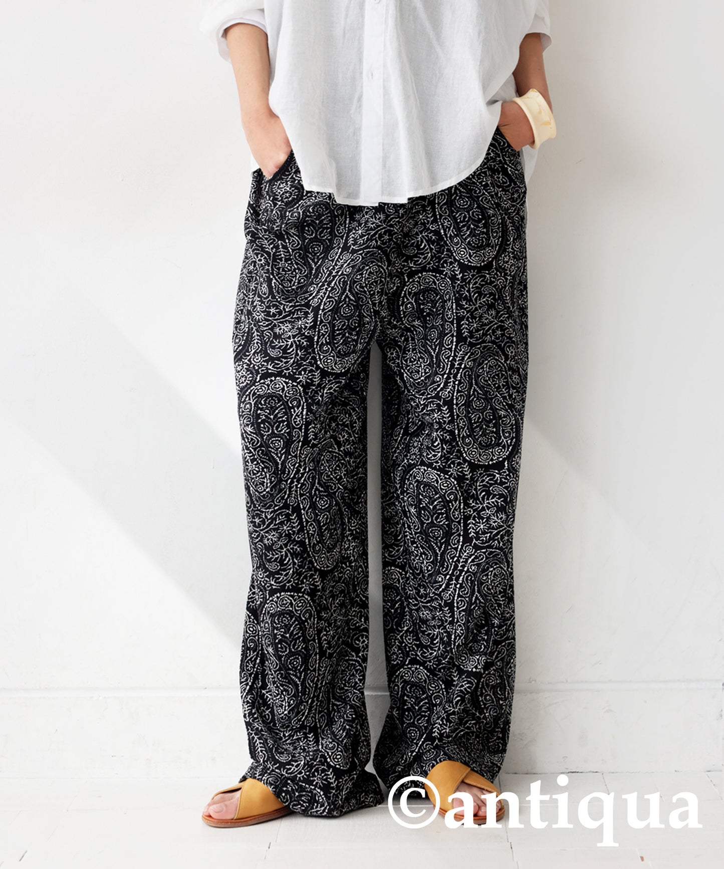 Paisley Pattern Pants Ladies