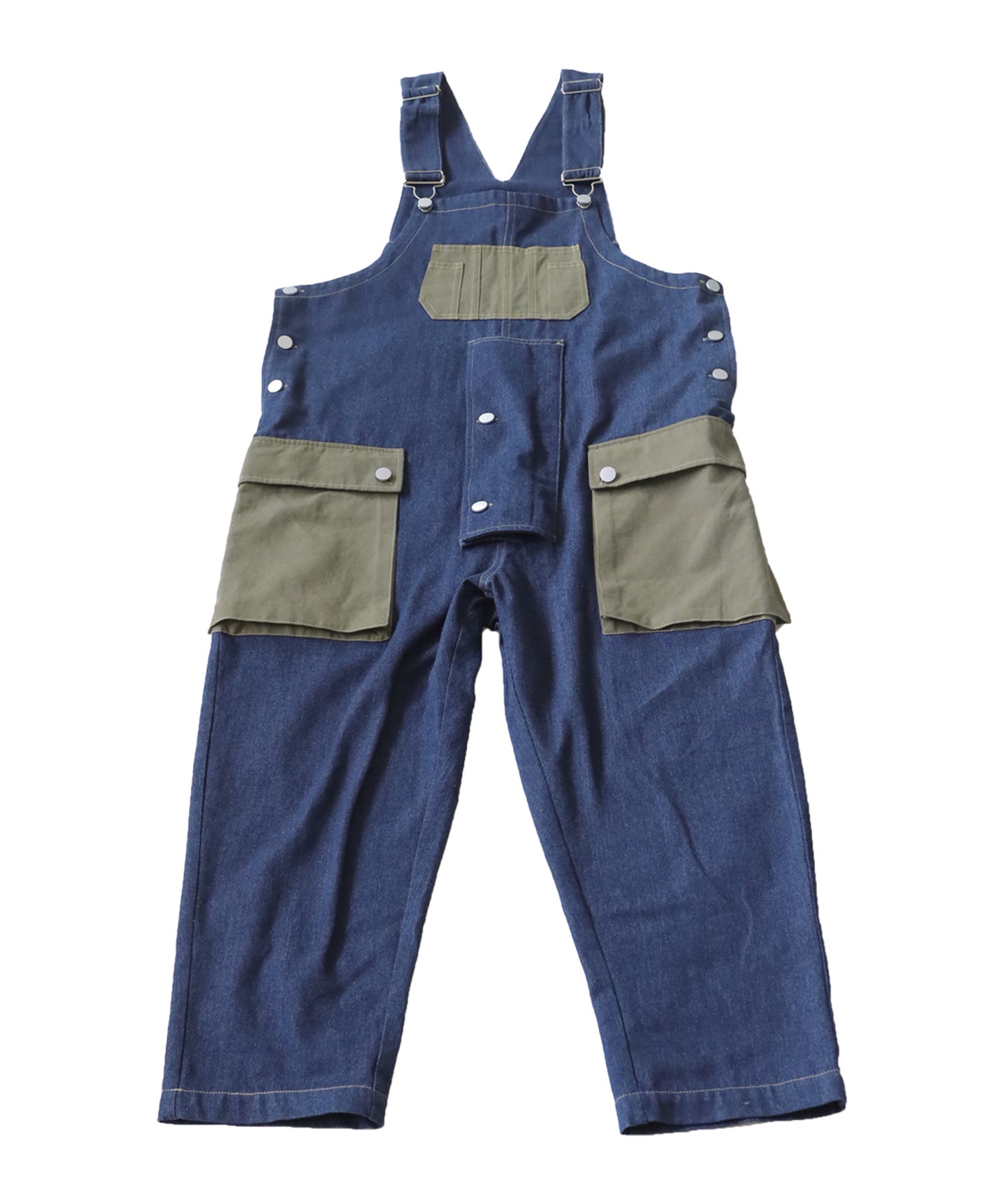 Denim Pocket Overalls Ladies