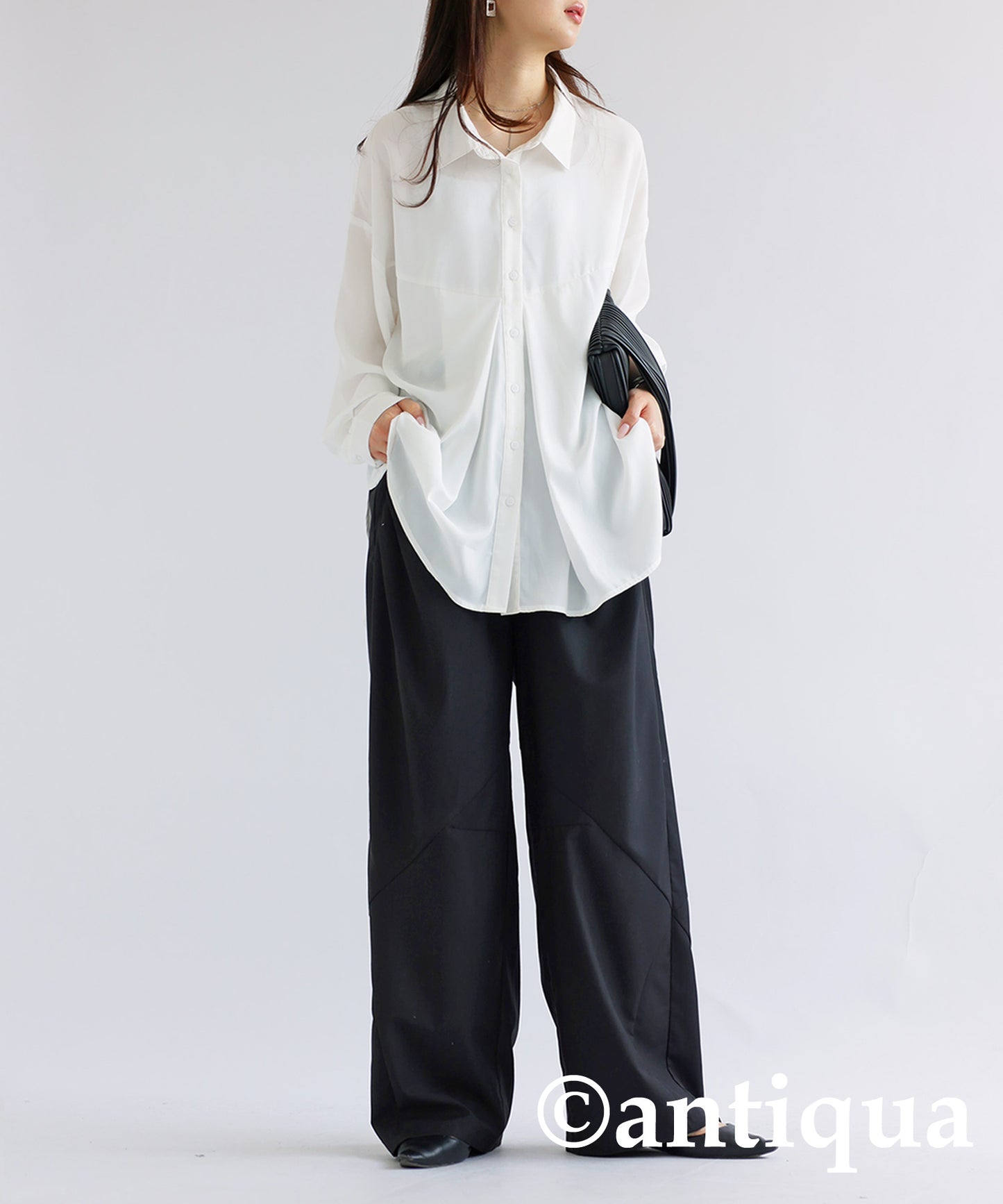 Wide Straight Pants Ladies