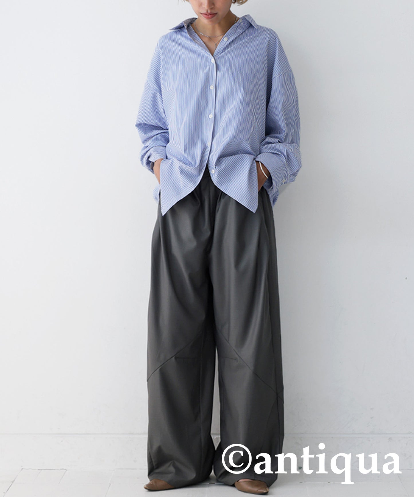 Wide Straight Pants Ladies