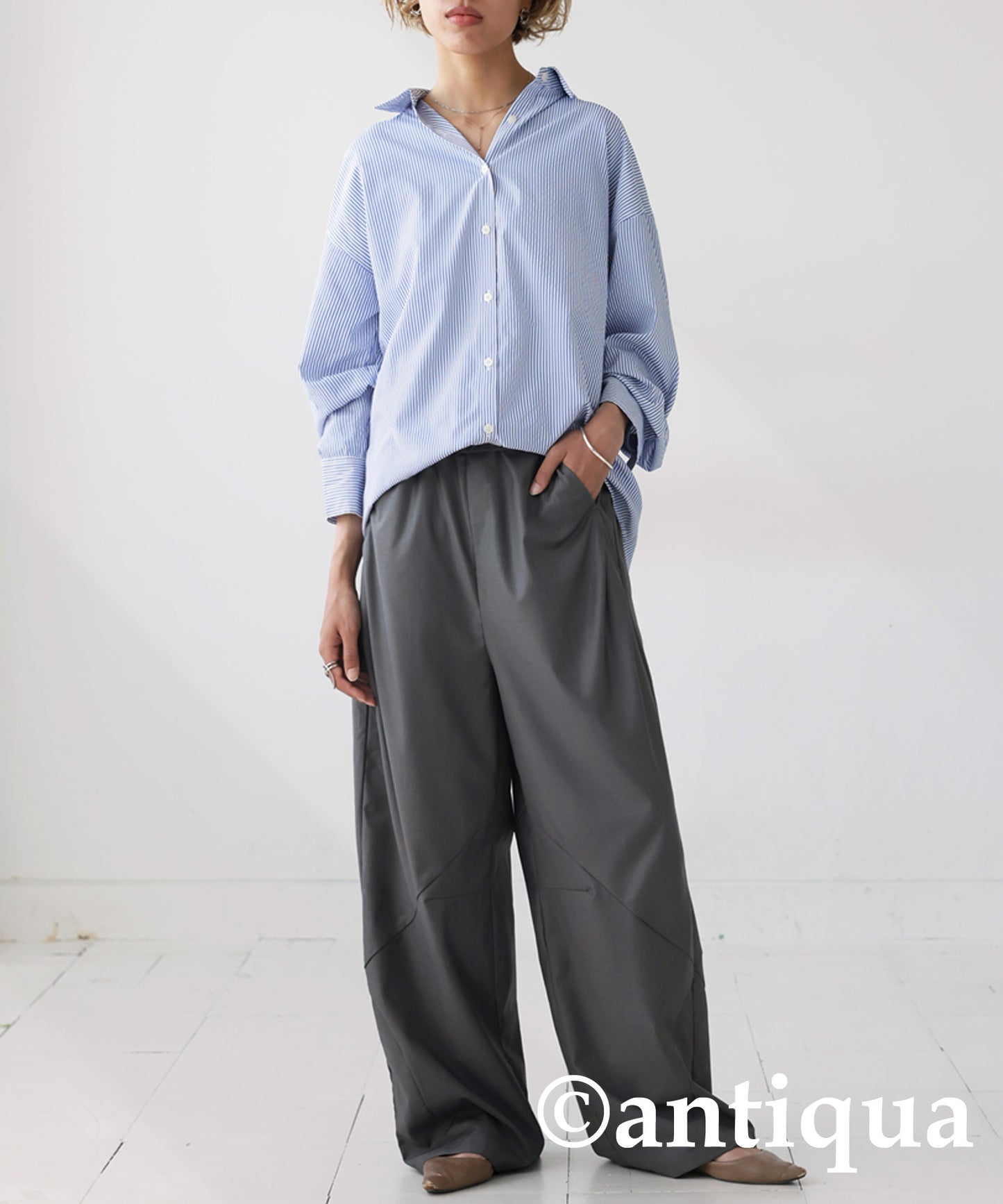 Wide Straight Pants Ladies