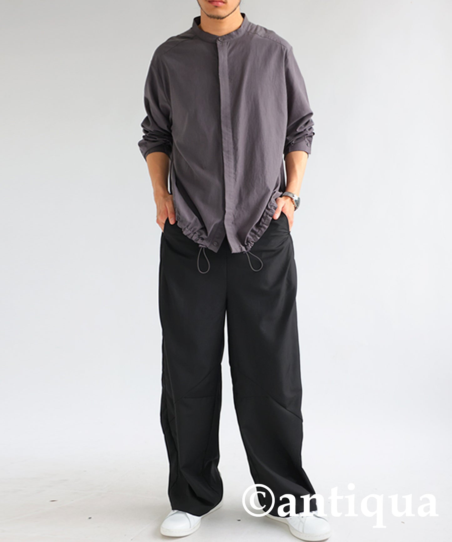 Wide Straight Pants Men's