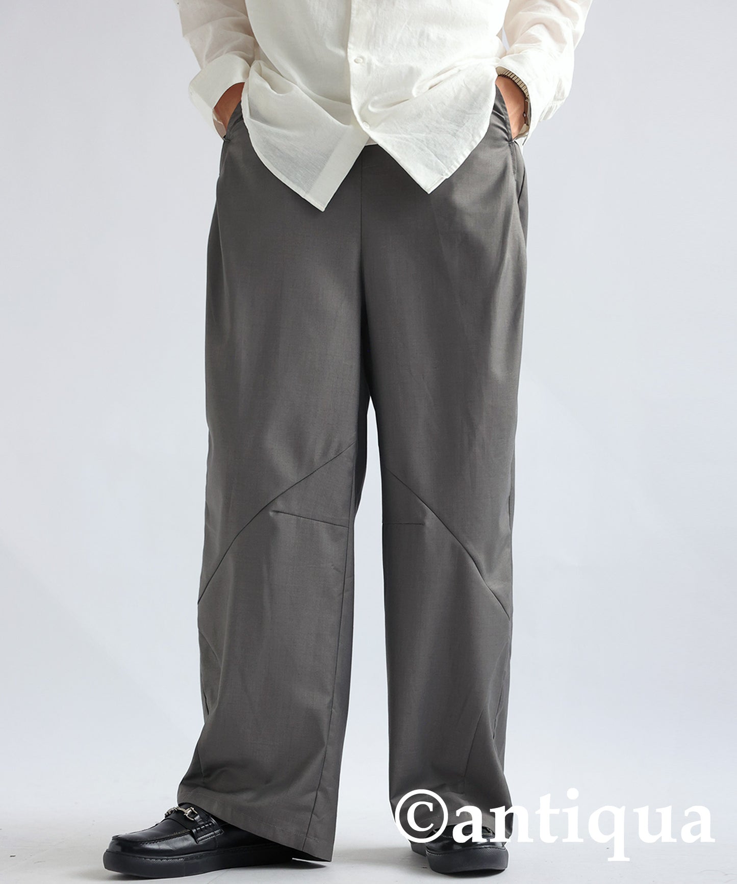 Wide Straight Pants Men's