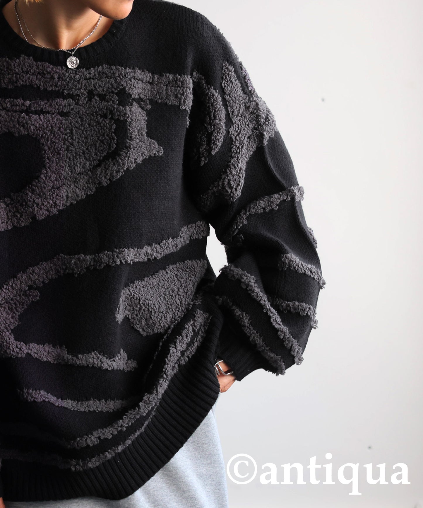 Loop Jacquard Knit Ladies