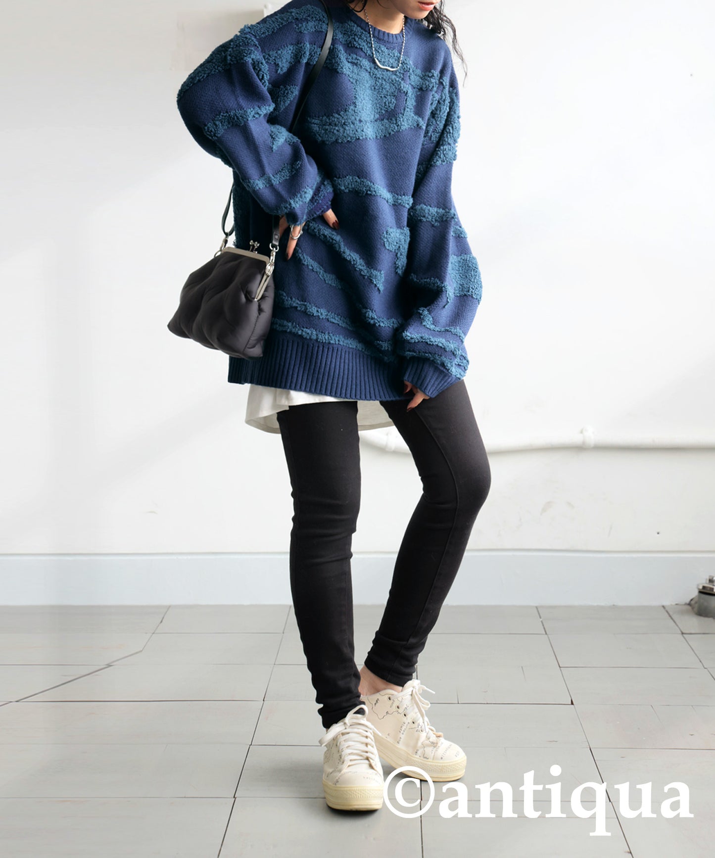 Loop Jacquard Knit Ladies