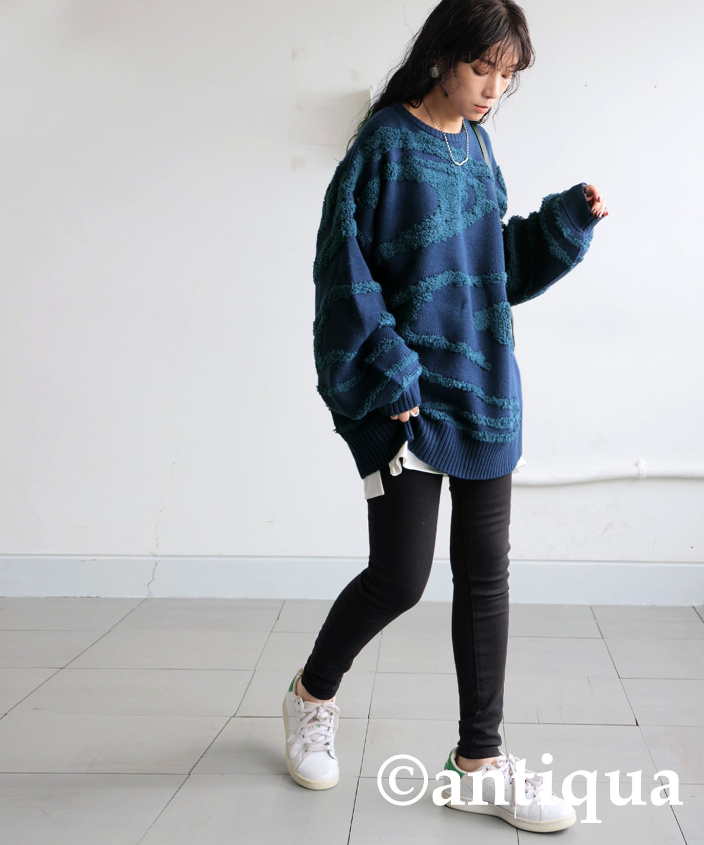 Loop Jacquard Knit Ladies