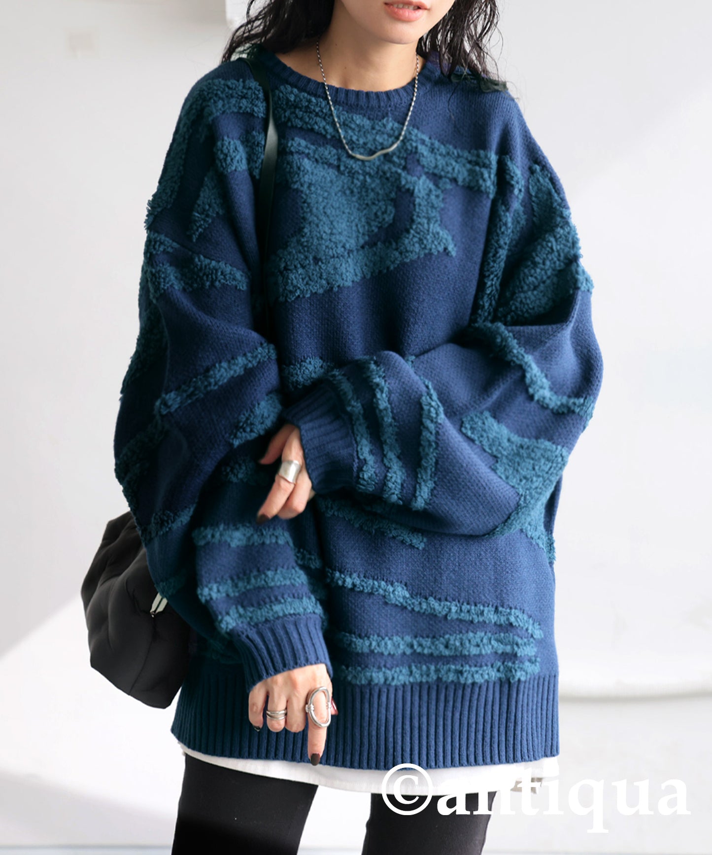 Loop Jacquard Knit Ladies