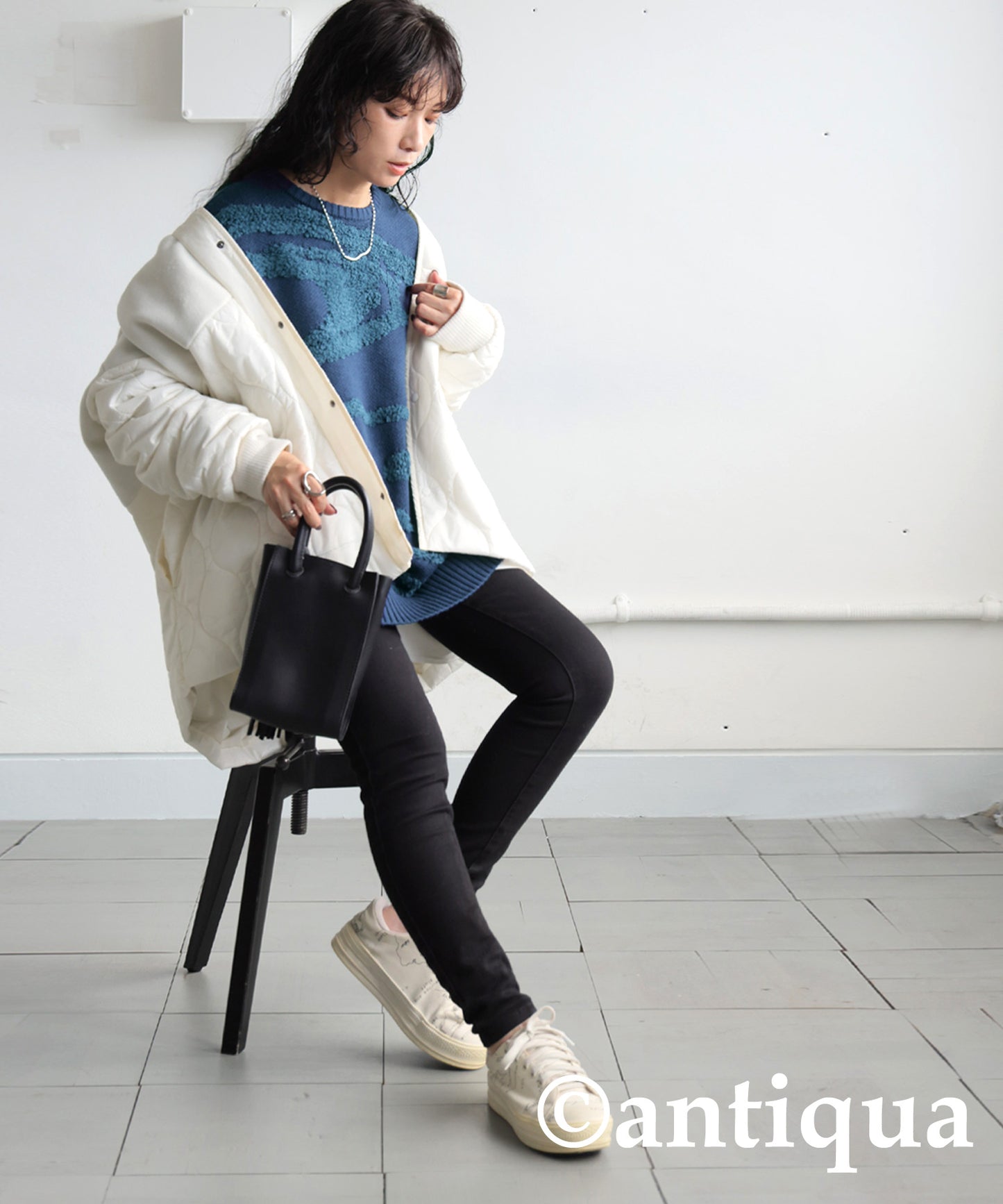 Loop Jacquard Knit Ladies