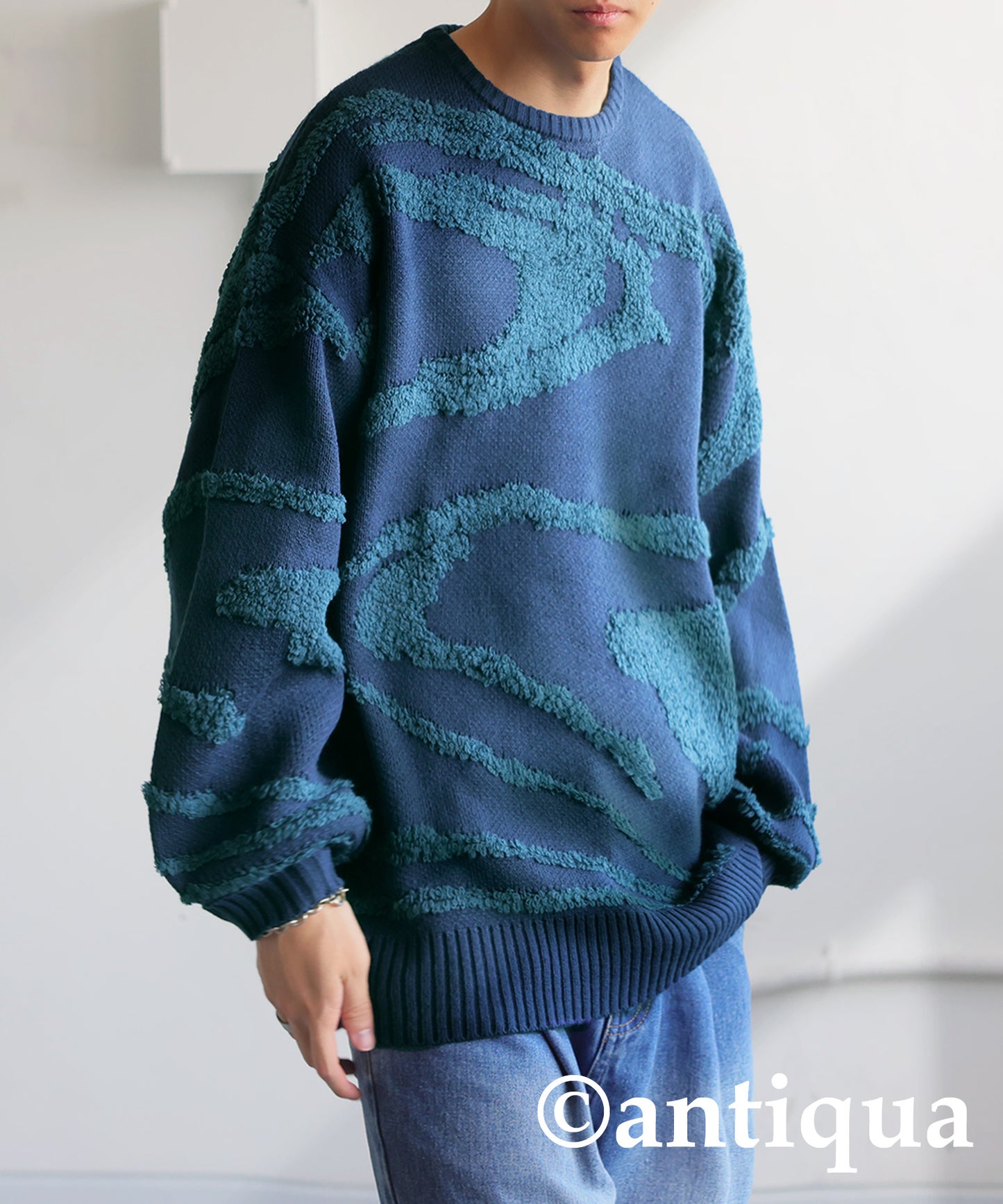 Loop Jacquard Knit Men's