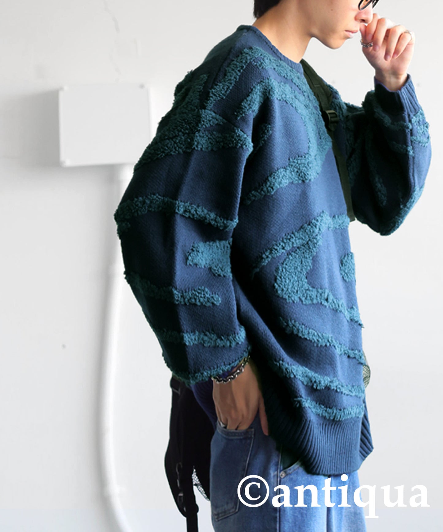 Loop Jacquard Knit Men's