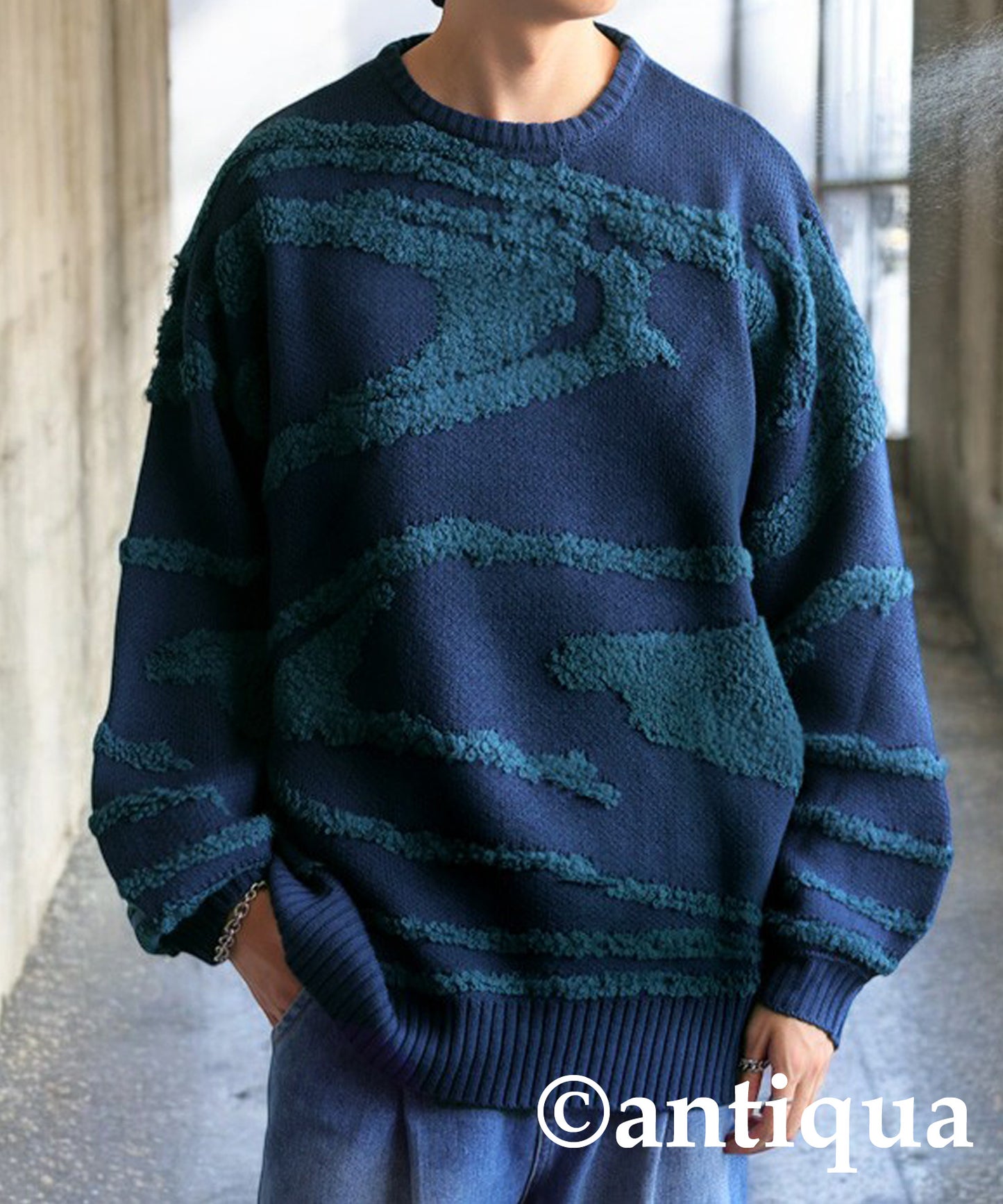 Loop Jacquard Knit Men's