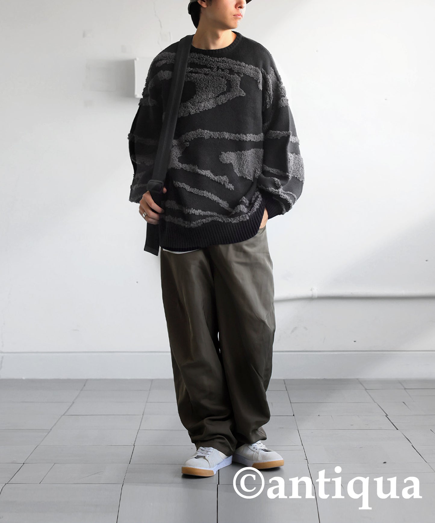 Loop Jacquard Knit Men's