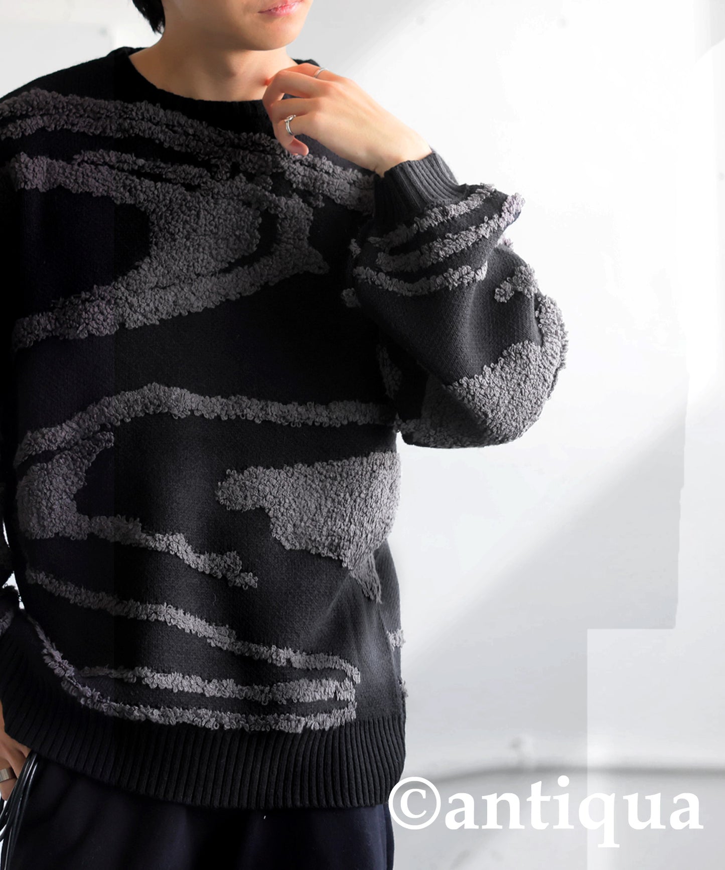 Loop Jacquard Knit Men's