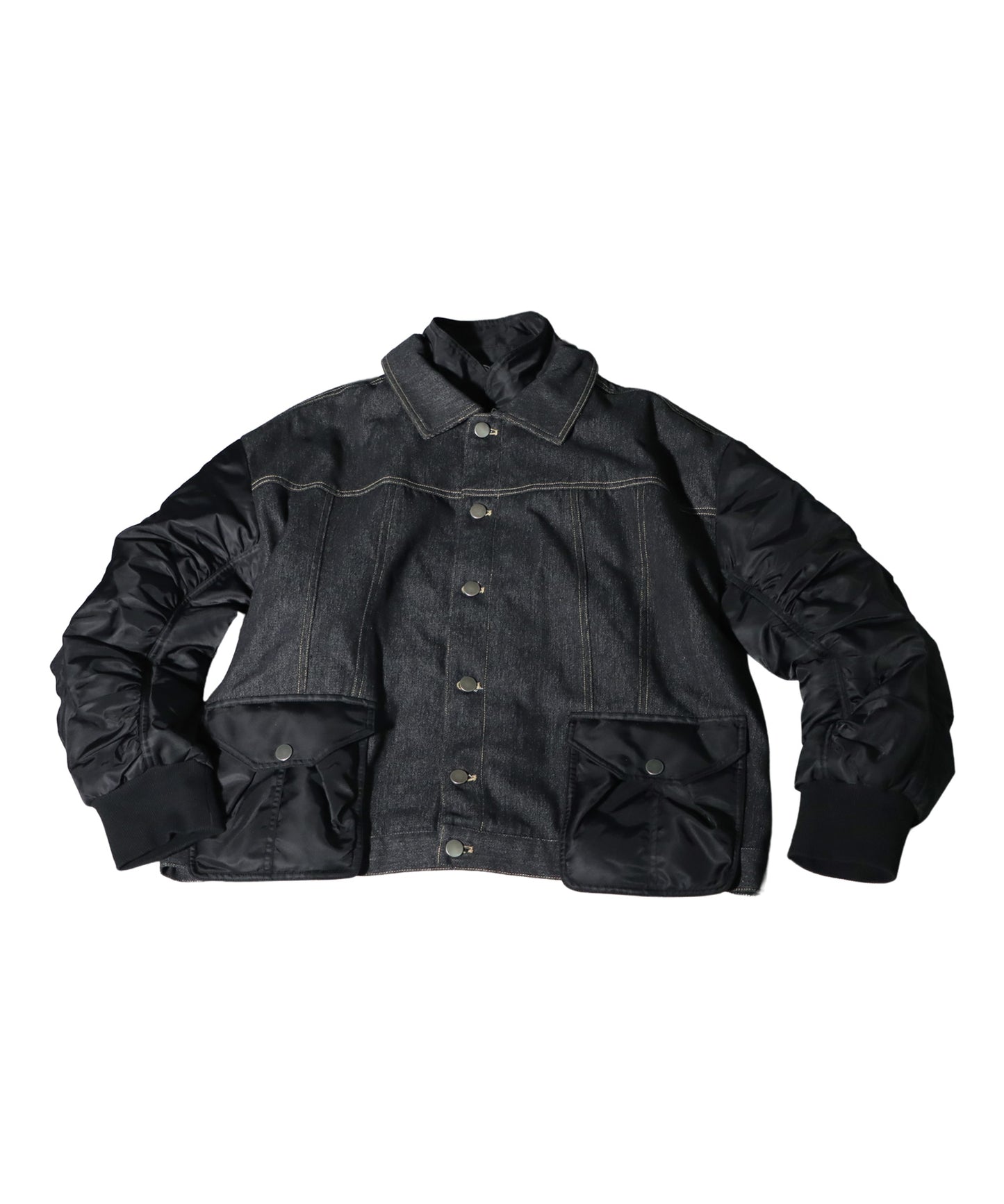 Denim Switching Outerwear Men's