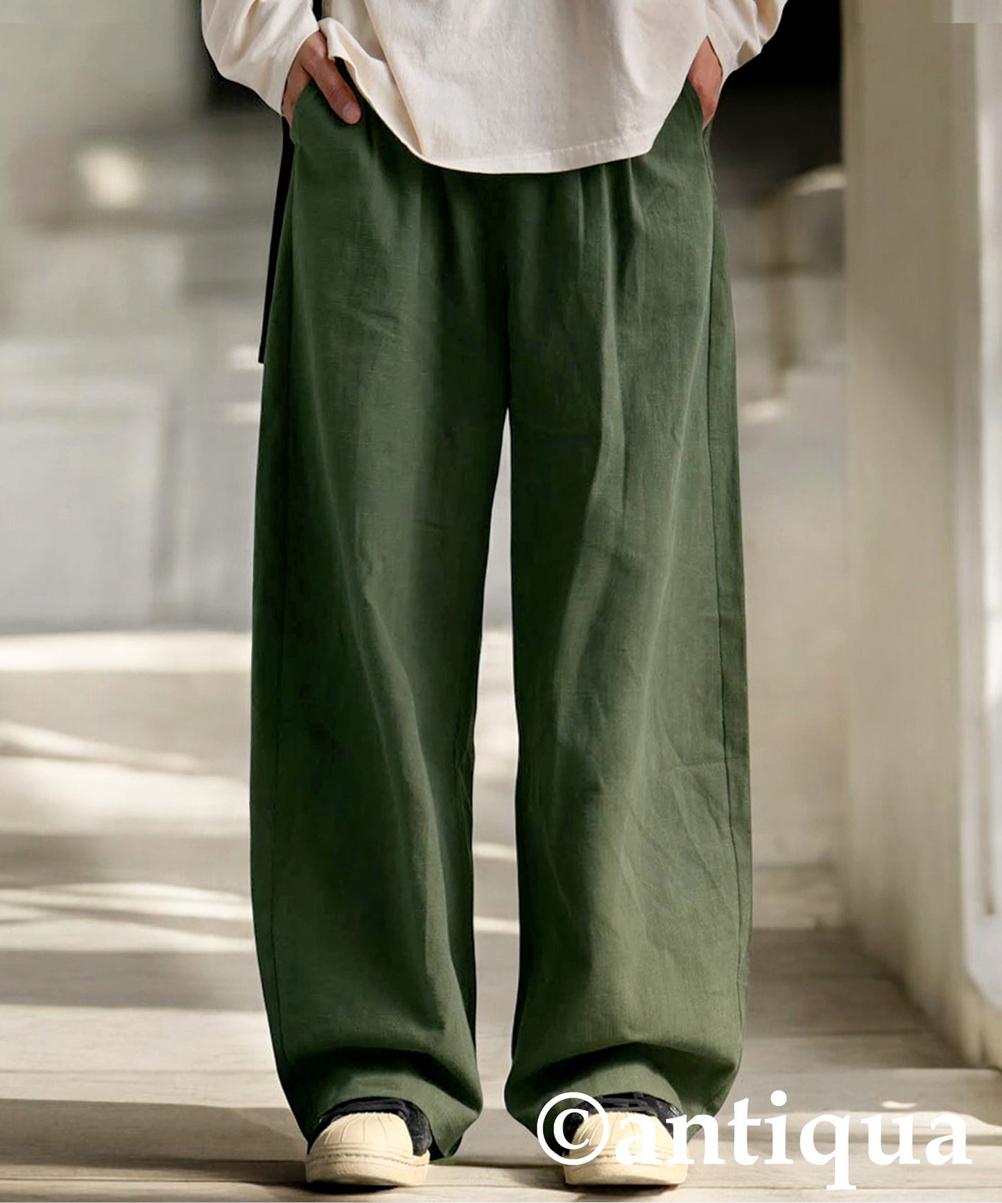 Cotton Linen Pants Men's