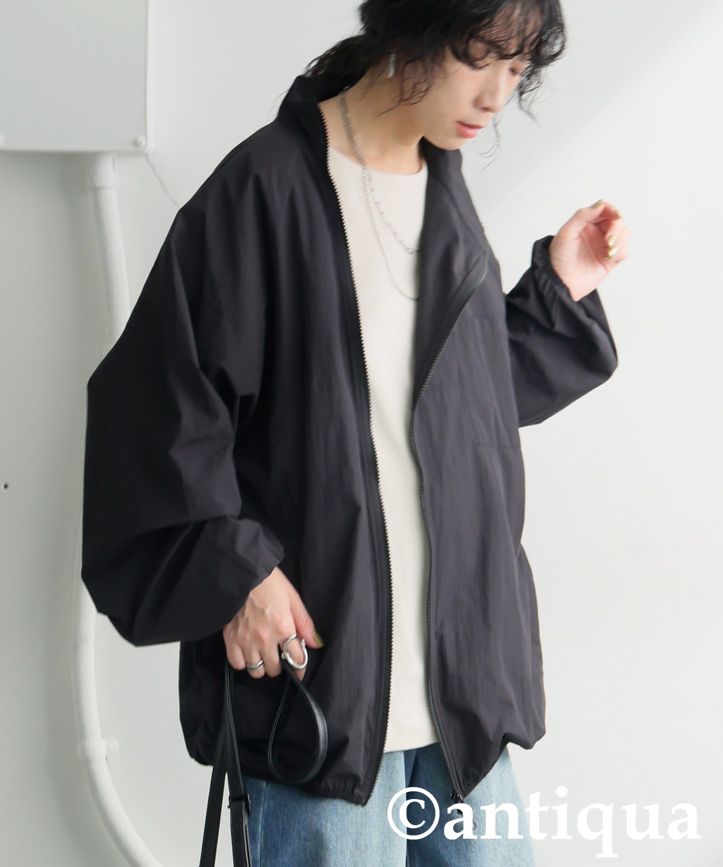 Asymmetrical Zipper Tops Ladies