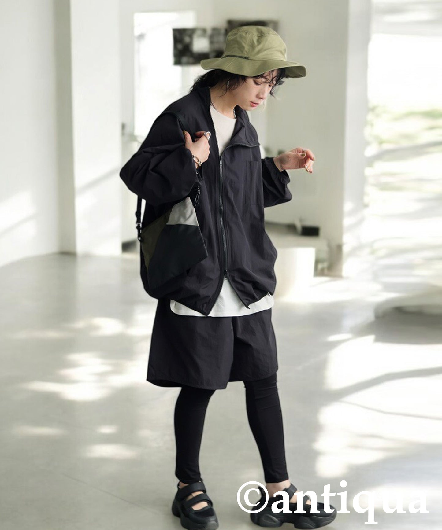 Asymmetrical Zipper Tops Ladies