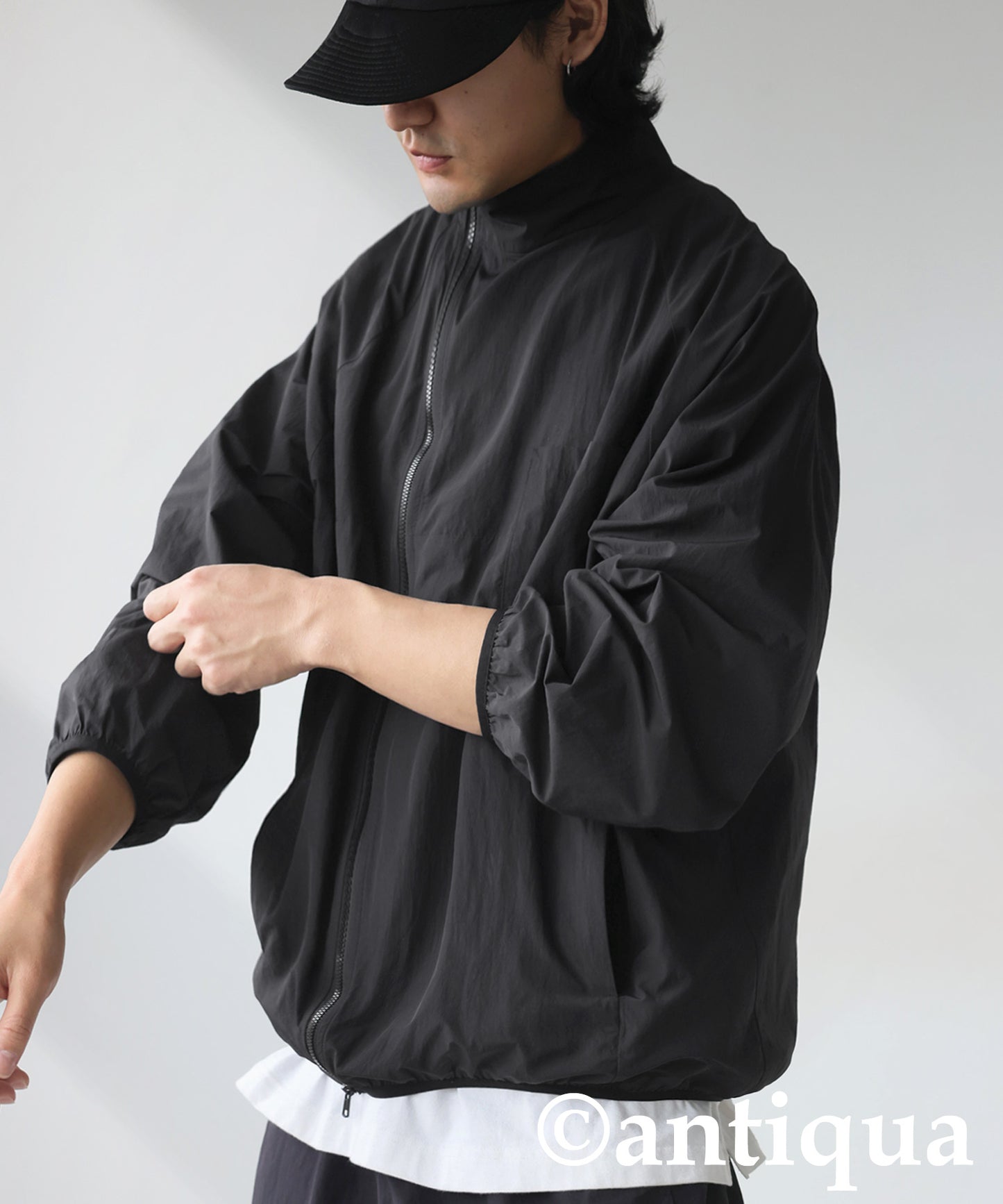 Asymmetrical Zipper Tops Men's