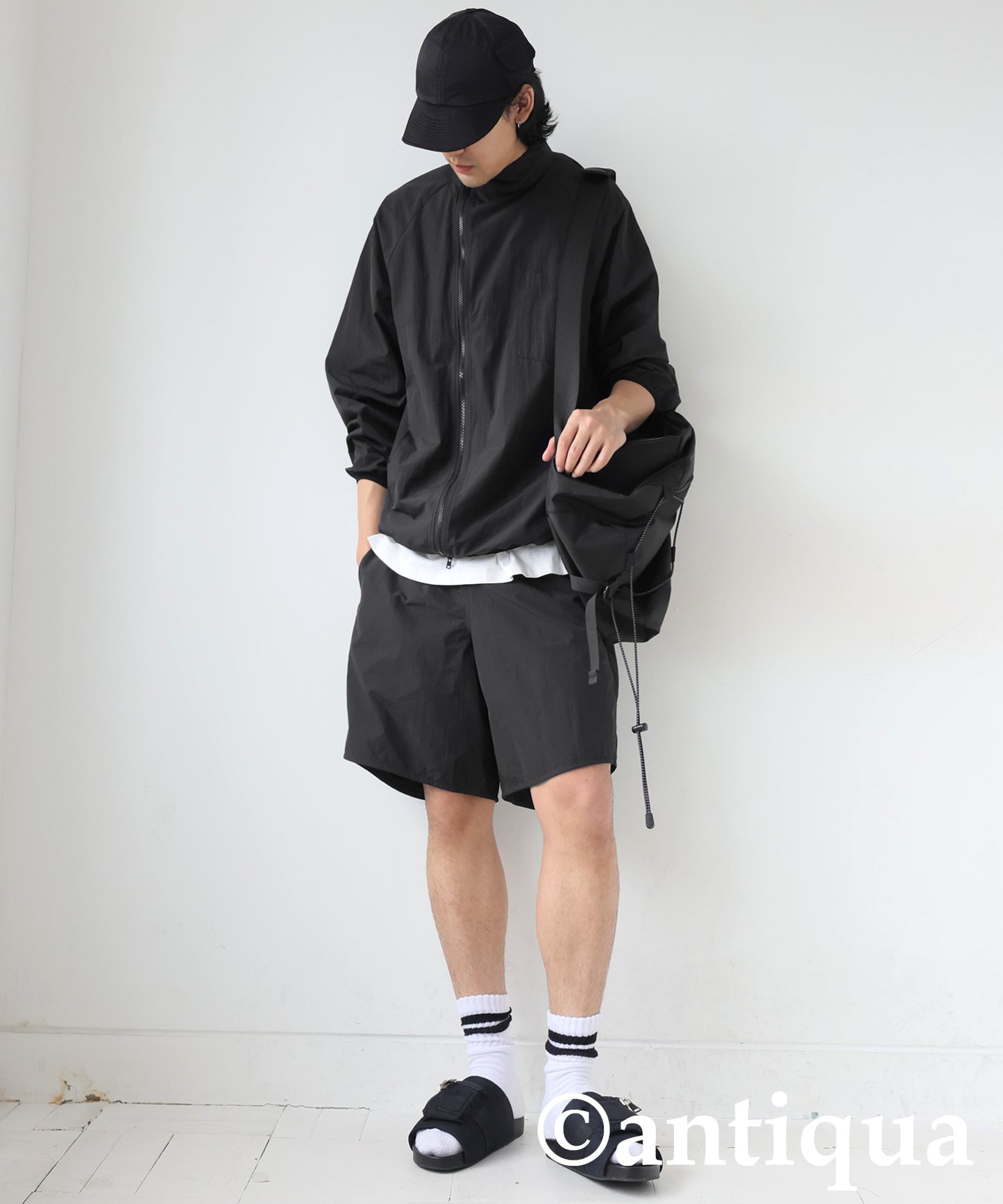 Asymmetrical Zipper Tops Men's