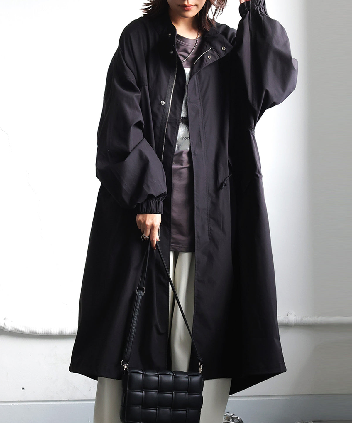 2way Mod Coat Ladies | Japanese fashion brand ANTIQUA Official 