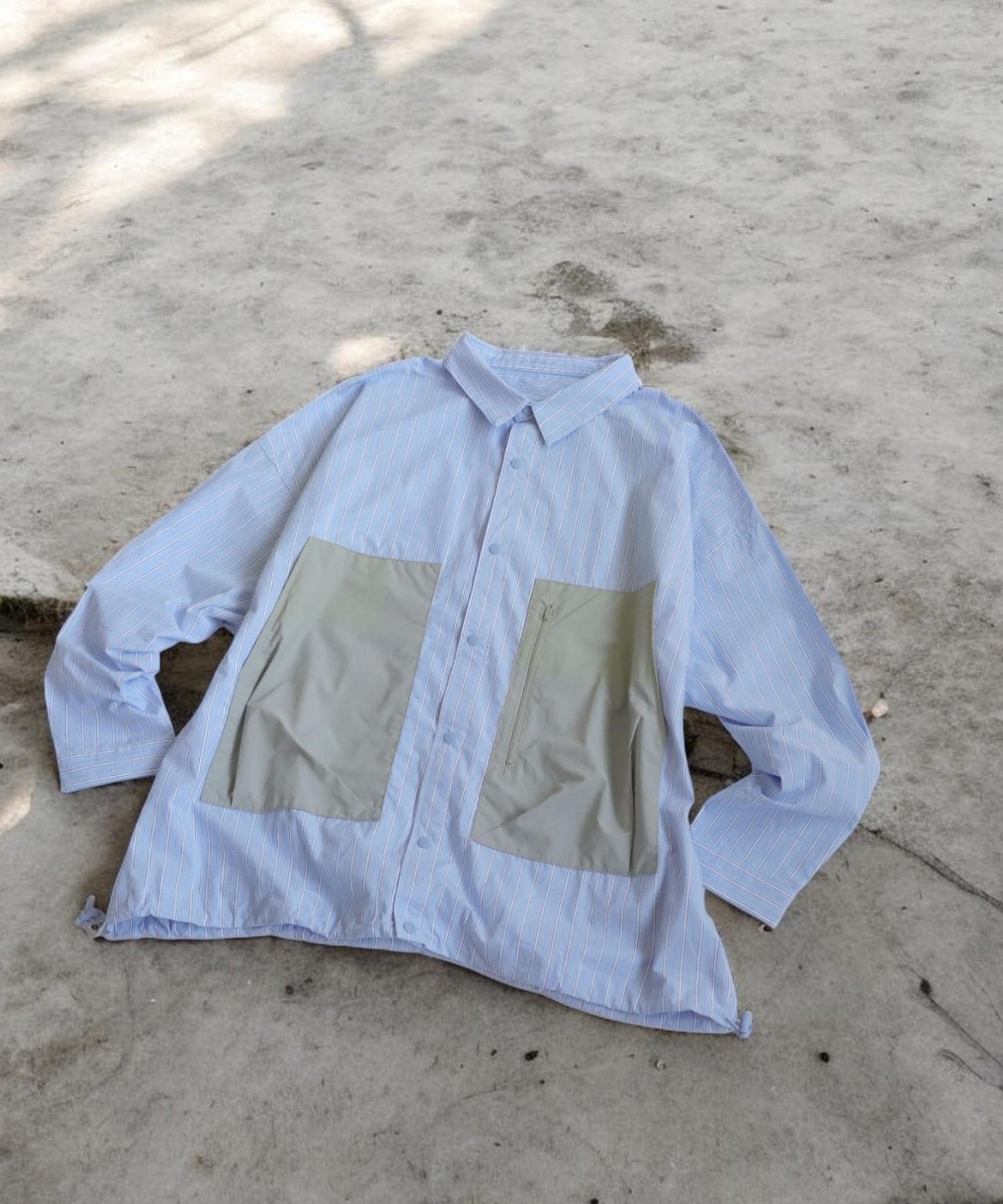 Men's Striped Work Shirt